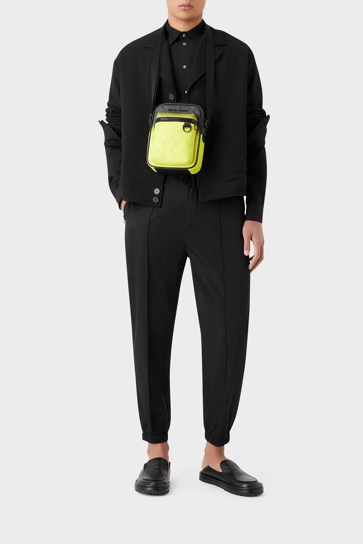 Emporio Armani Erkek Pantolon 3R1PF5 1NSEZ 0999 SİYAH - 1