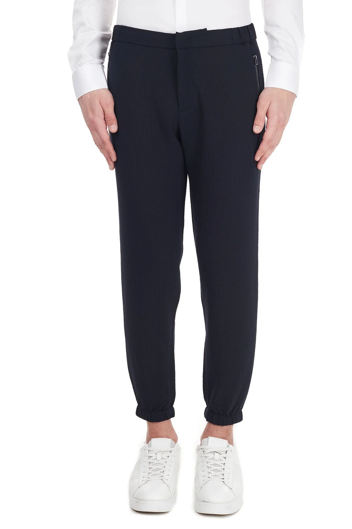 Emporio Armani Elastik Paçalı Cepli Erkek Pantolon 6H1PL5 1NFCZ 0920 LACİVERT - 2