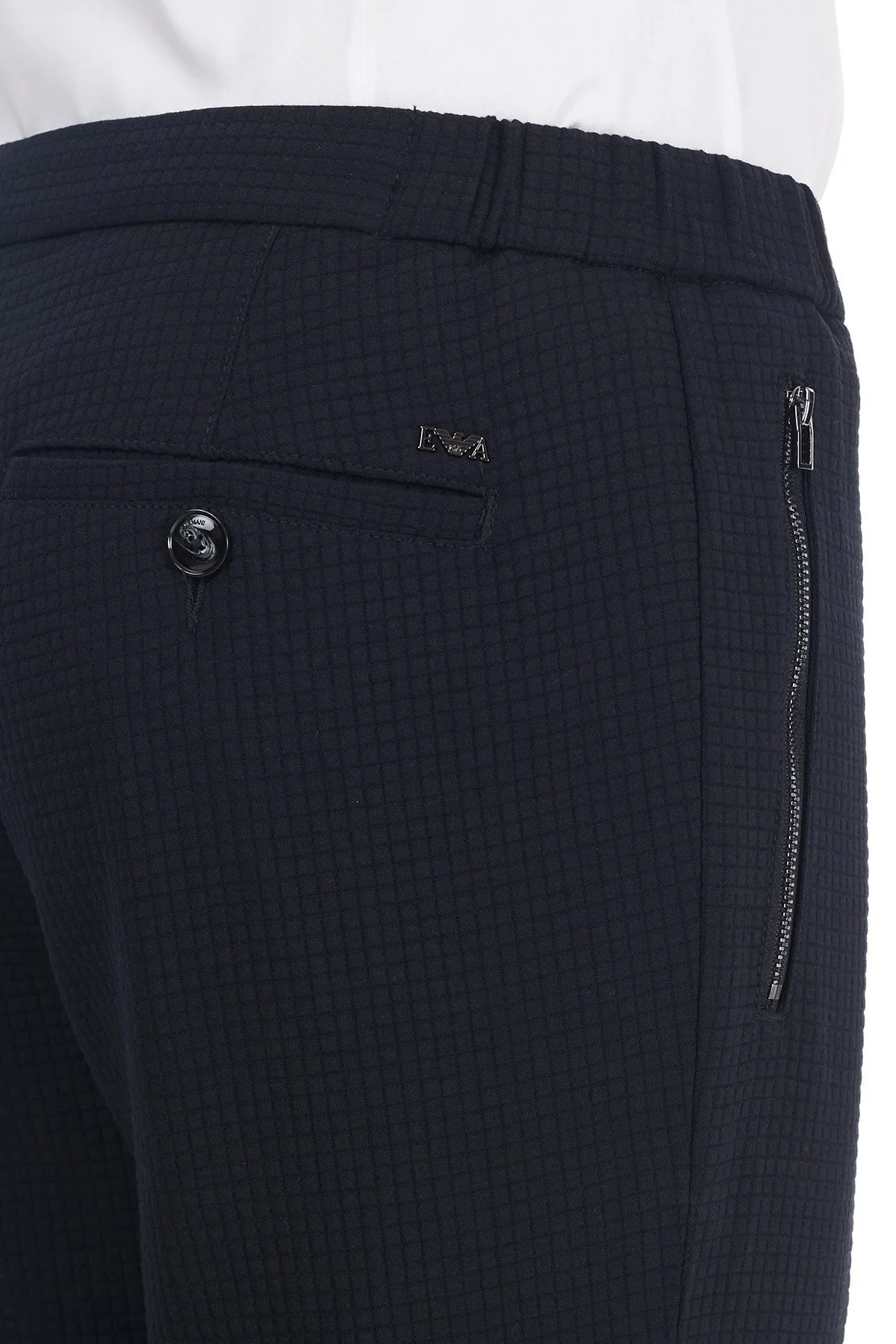 Emporio Armani Elastik Paçalı Cepli Erkek Pantolon 6H1PL5 1NFCZ 0920 LACİVERT - 7