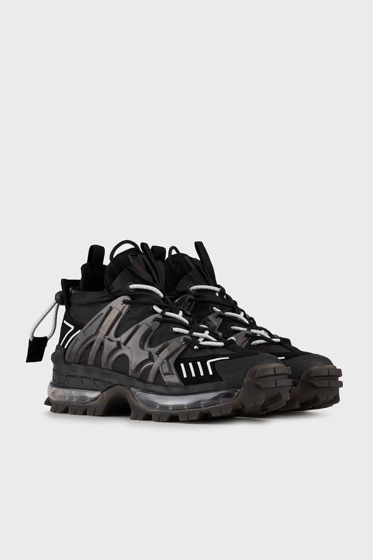 Emporio Armani Sneaker Erkek Ayakkabı 1X4C61 2XM82 9A083 SİYAH - 2