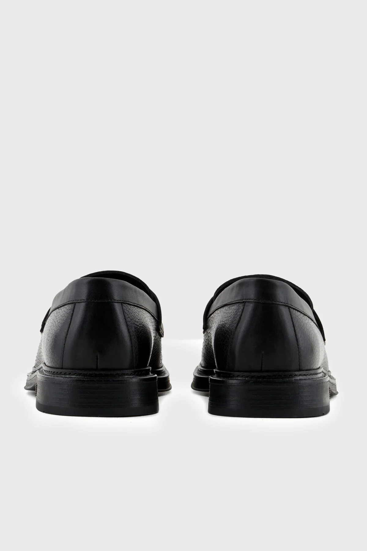 Emporio Armani Deri Loafer Erkek Ayakkabı EM003921 AF20735 UC001 Siyah - 4