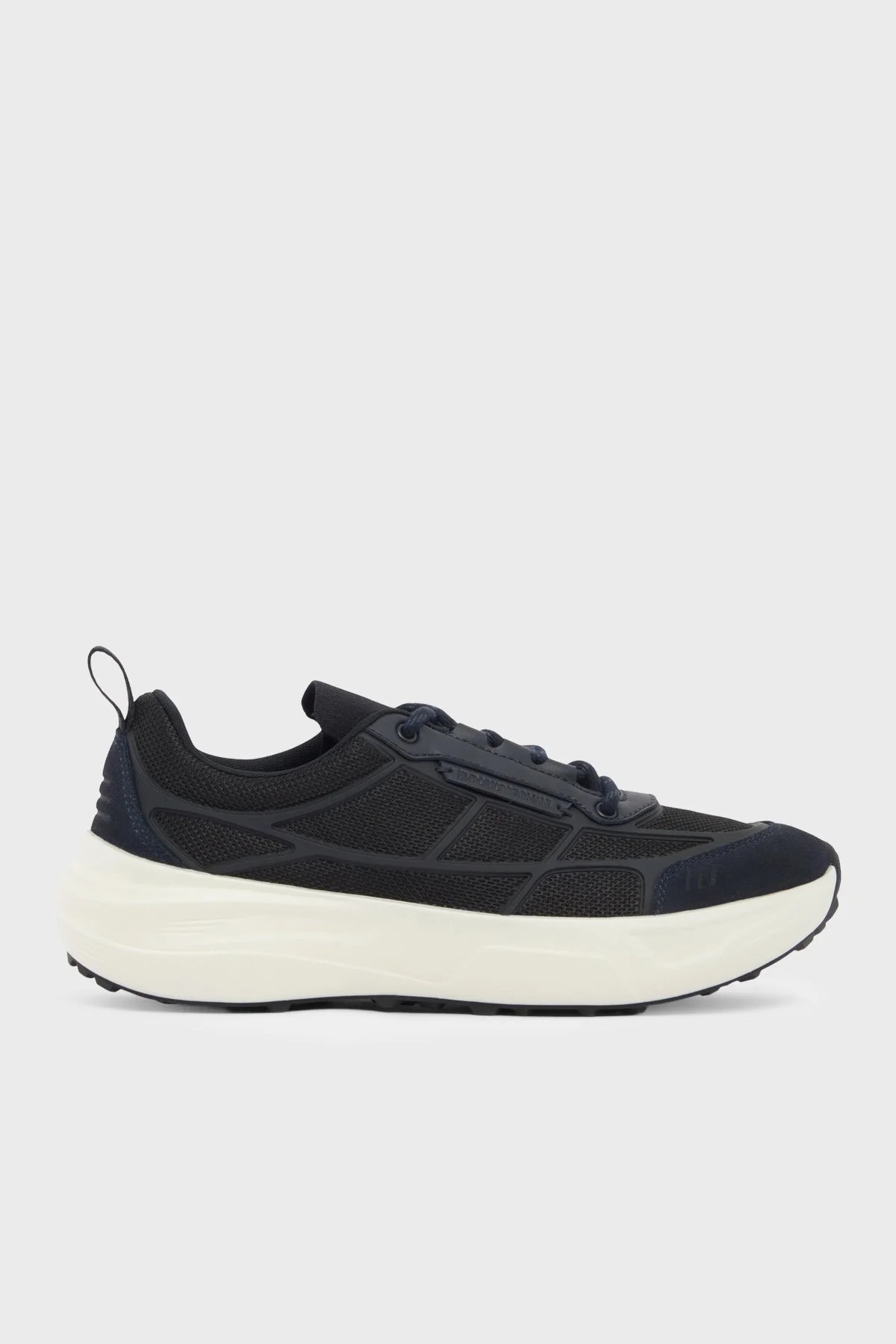 Emporio Armani Süet Sneaker Erkek Ayakkabı EM006507 AF29548 MB007 Lacivert - 1
