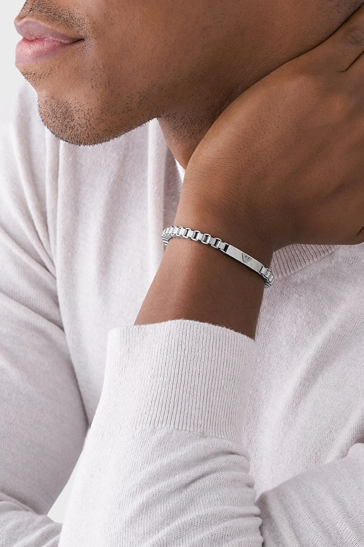Emporio Armani Erkek Bileklik AJEGS2923-040 SILVER - 3