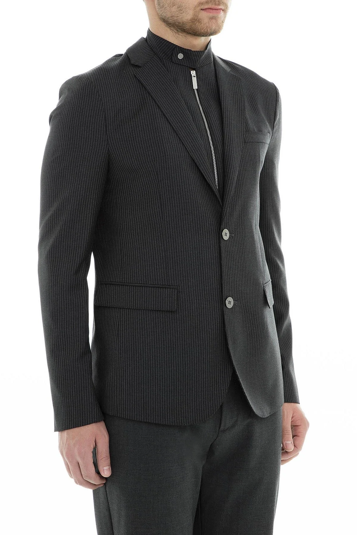 Emporio Armani Erkek Ceket 21G430 21121 632 GRİ - 4