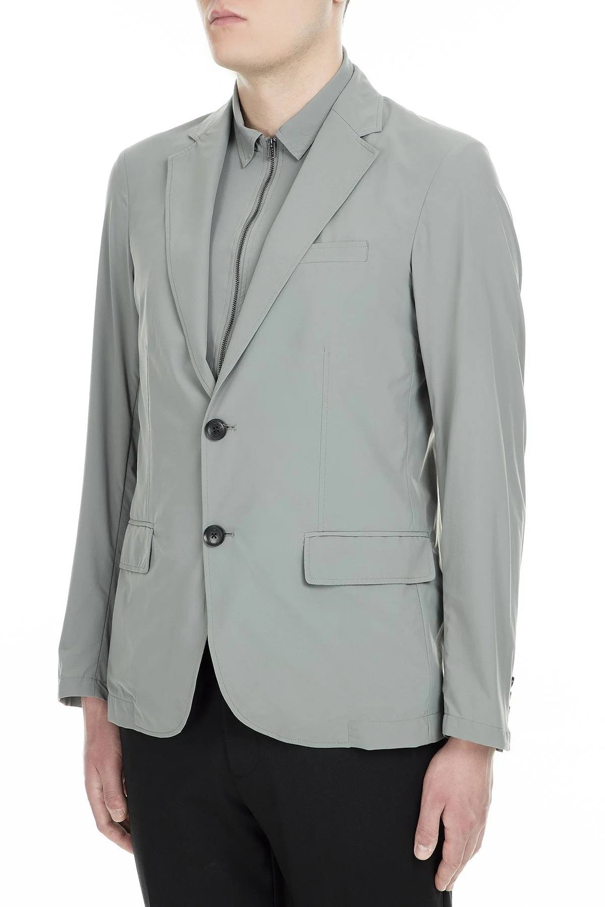 Emporio Armani Erkek Ceket 3G1GL0 1NHLZ 0646 GRİ - 4