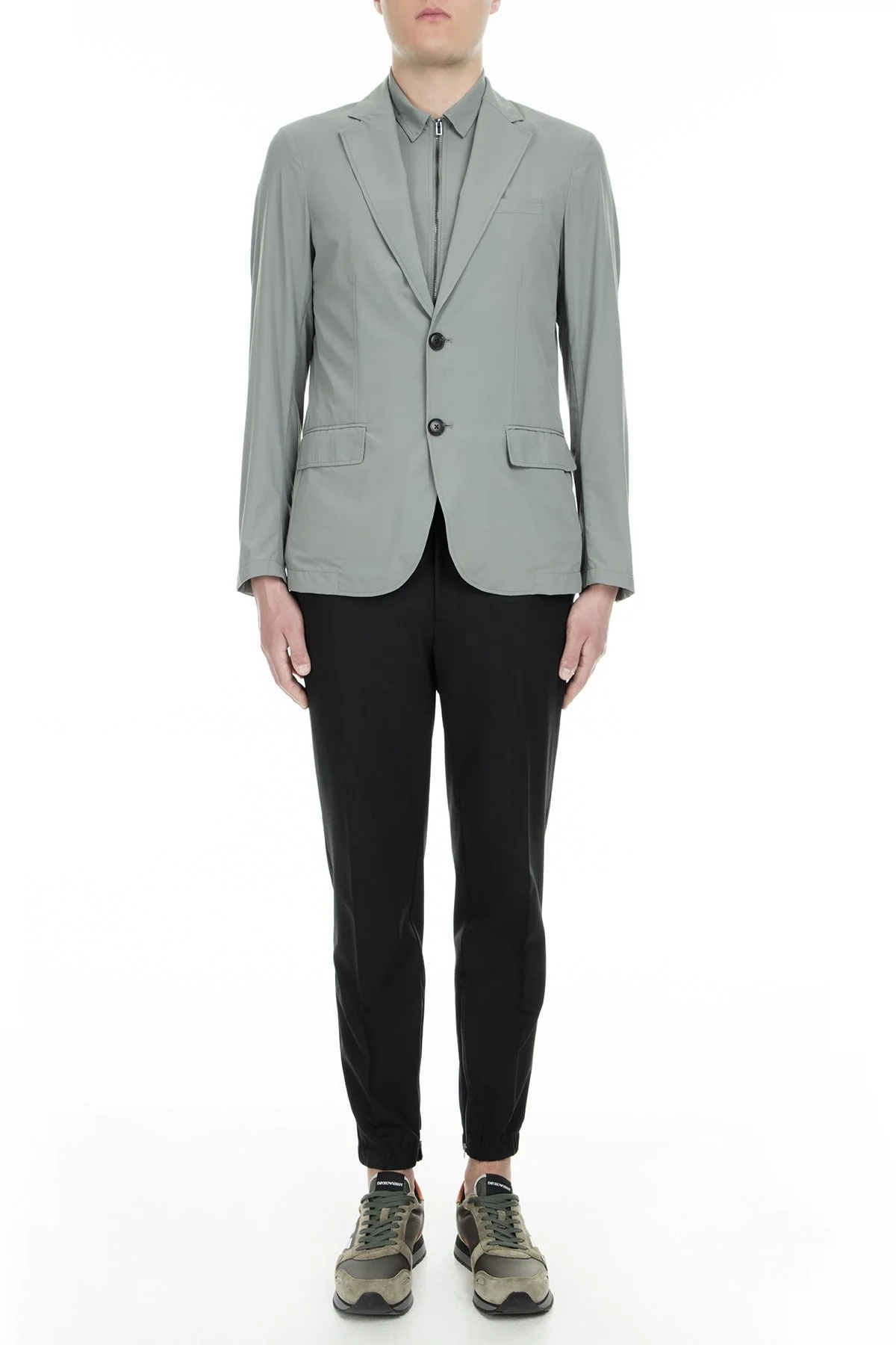 Emporio Armani Erkek Ceket 3G1GL0 1NHLZ 0646 GRİ - 5