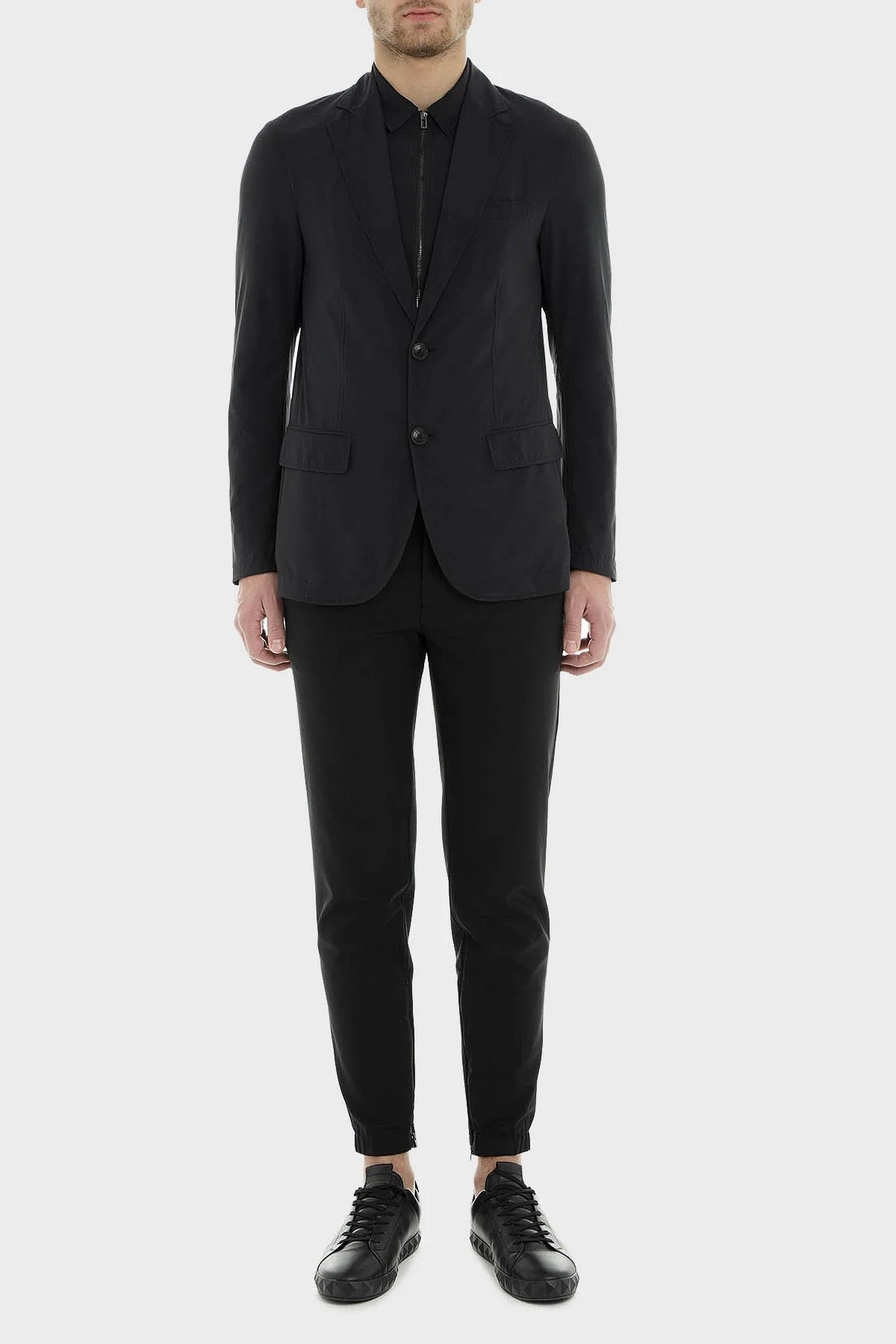Emporio Armani Çıkarılabilir Katmanlı Düğmeli Blazer Erkek Ceket 3G1GL0 1NHLZ 0920 LACİVERT - 5