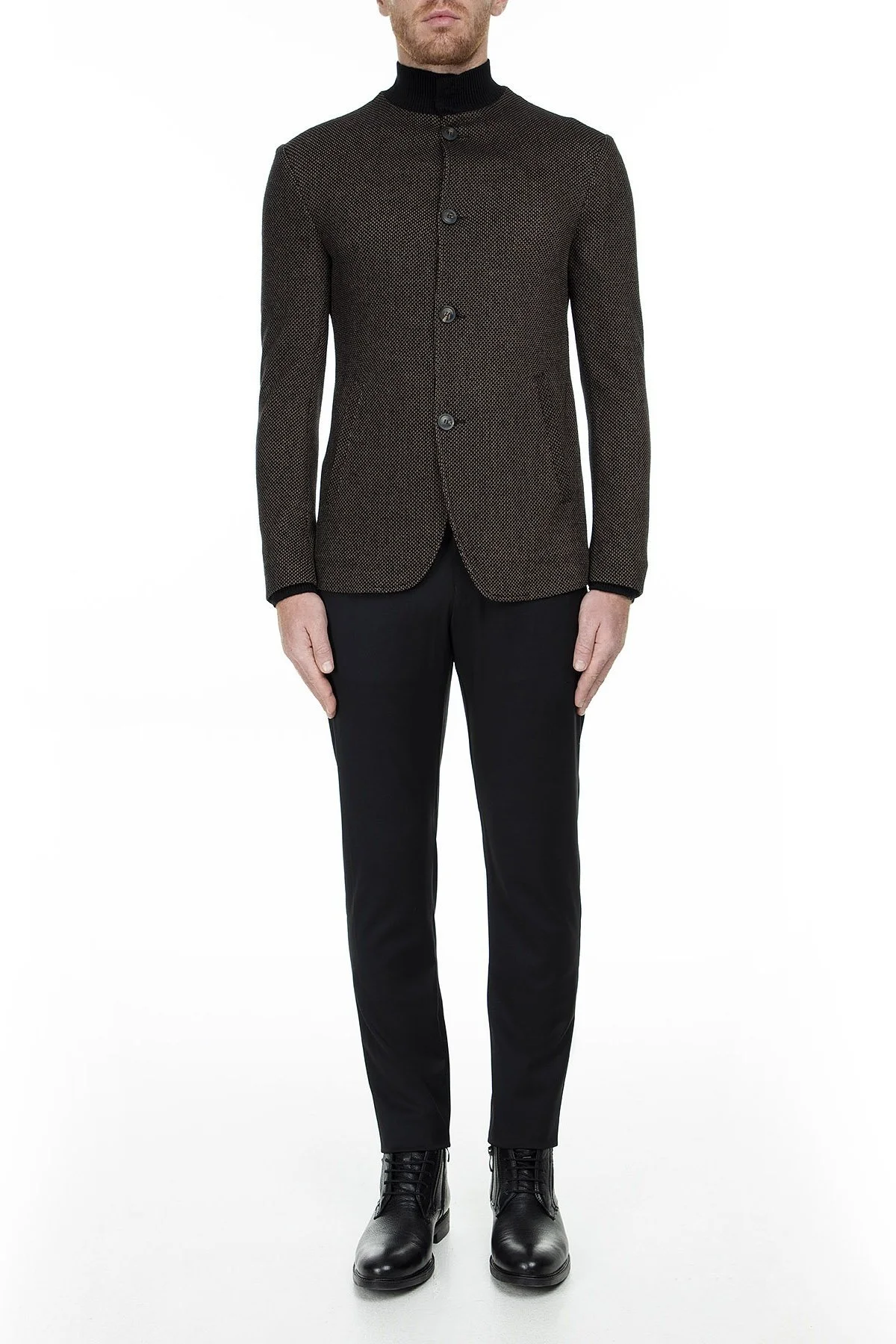 Emporio Armani Erkek Ceket 41G35S 41S30 478 KAHVE - 5