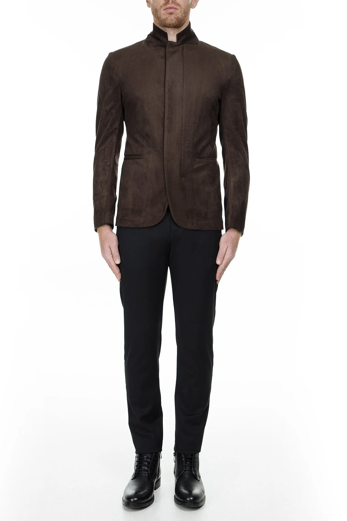 Emporio Armani Erkek Ceket 41G96S 41S13 475 KAHVE - 5