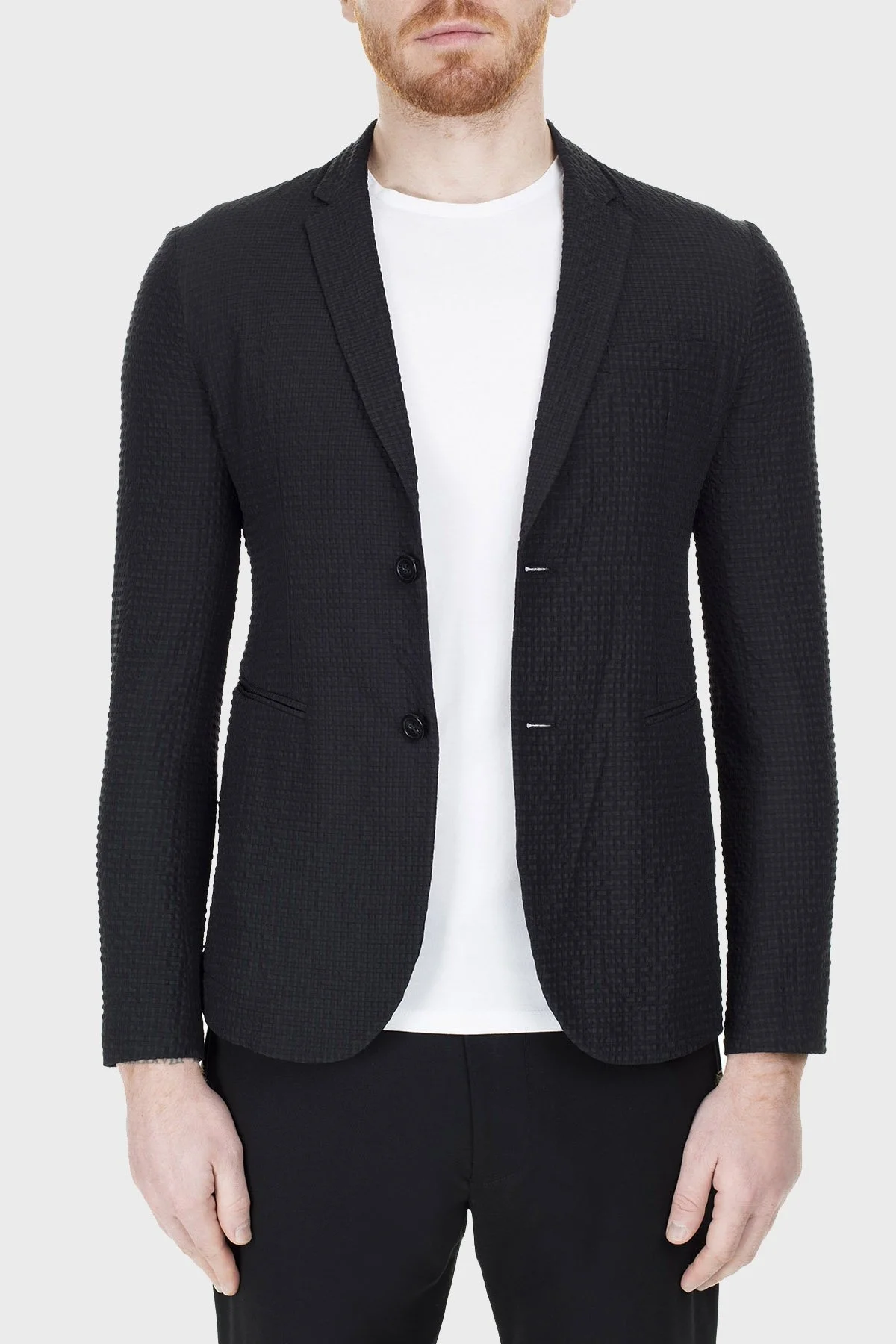 Emporio Armani Düğmeli Blazer Erkek Ceket 51G620 51306 999 SİYAH - 3