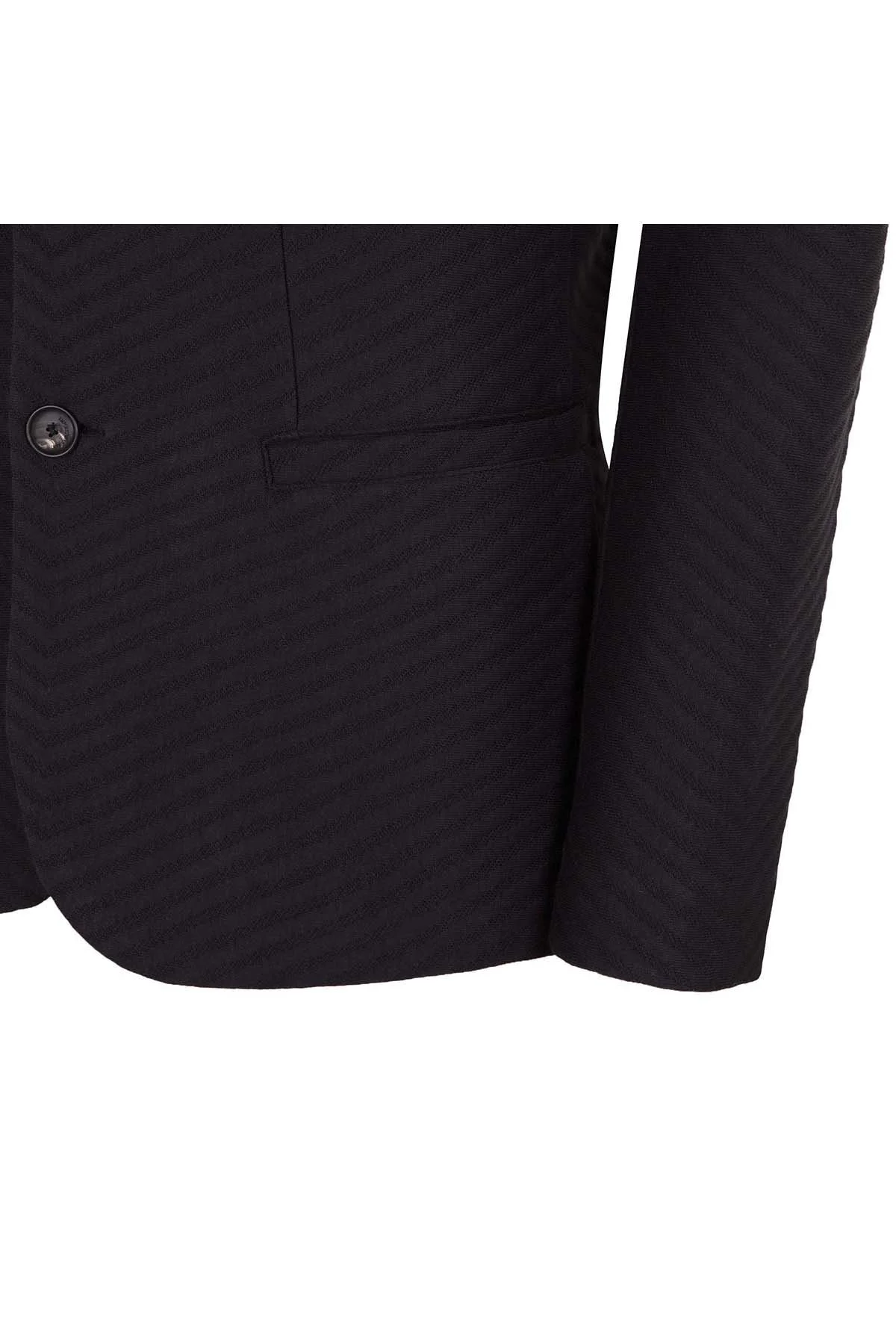 EMPORIO ARMANI Erkek Ceket 6Z1GG3 1J25Z 0002 SİYAH - 4