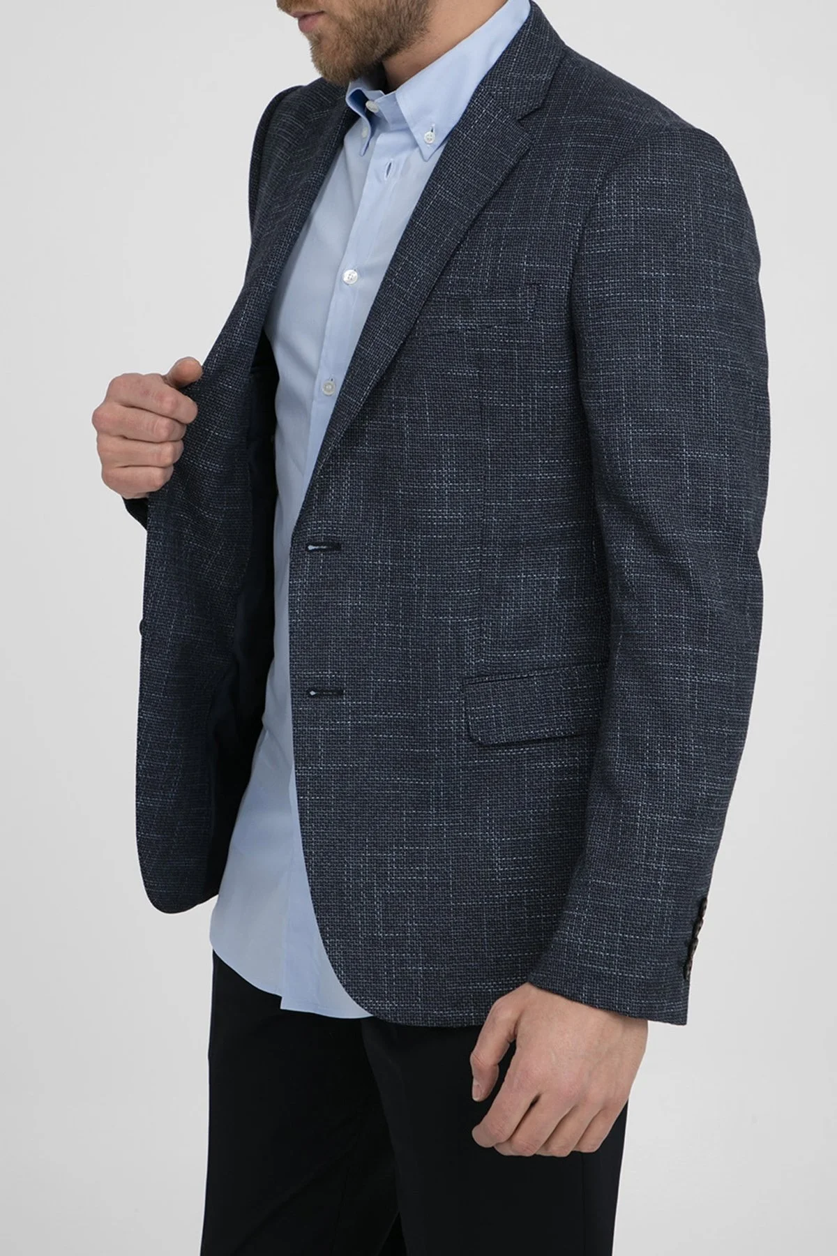 EMPORIO ARMANI Erkek Ceket W1GME0 W1805 921 MAVİ - 3