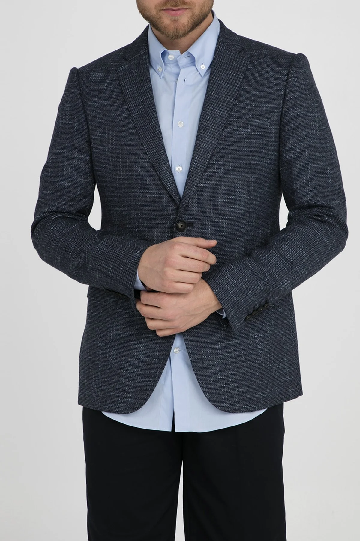 EMPORIO ARMANI Erkek Ceket W1GME0 W1805 921 MAVİ - 5