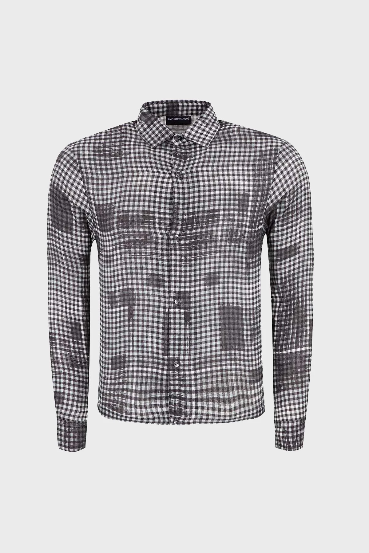 EMPORIO ARMANI Erkek Gömlek 11CF6T 1162C 035 GRİ - 1