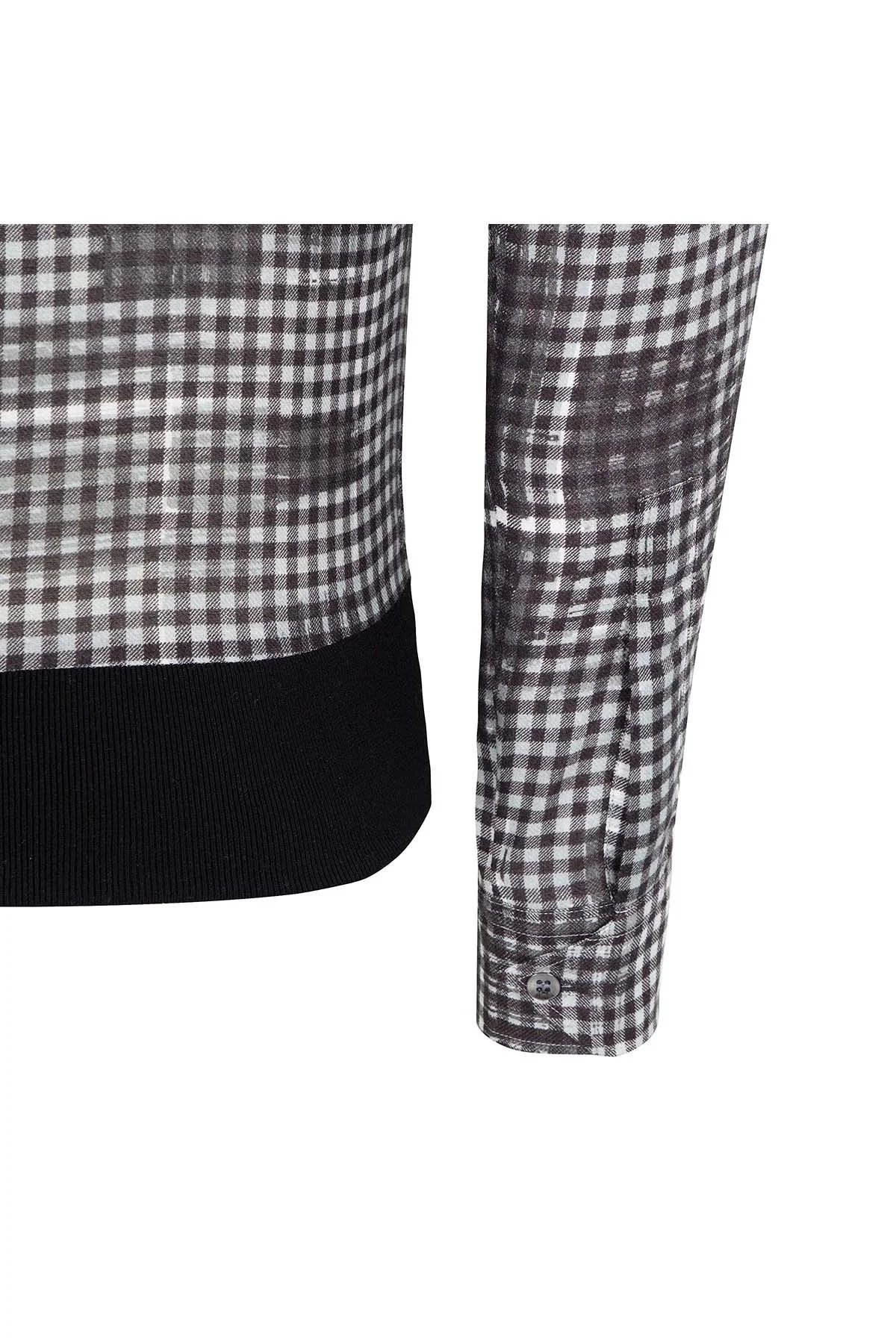 EMPORIO ARMANI Erkek Gömlek 11CF6T 1162C 035 GRİ - 4