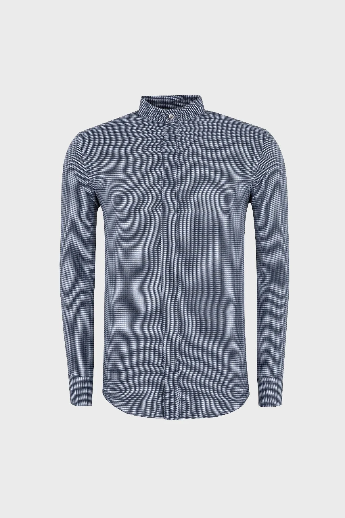 EMPORIO ARMANI Erkek Gömlek 11SMRL 113F0 041 LACİVERT - 5