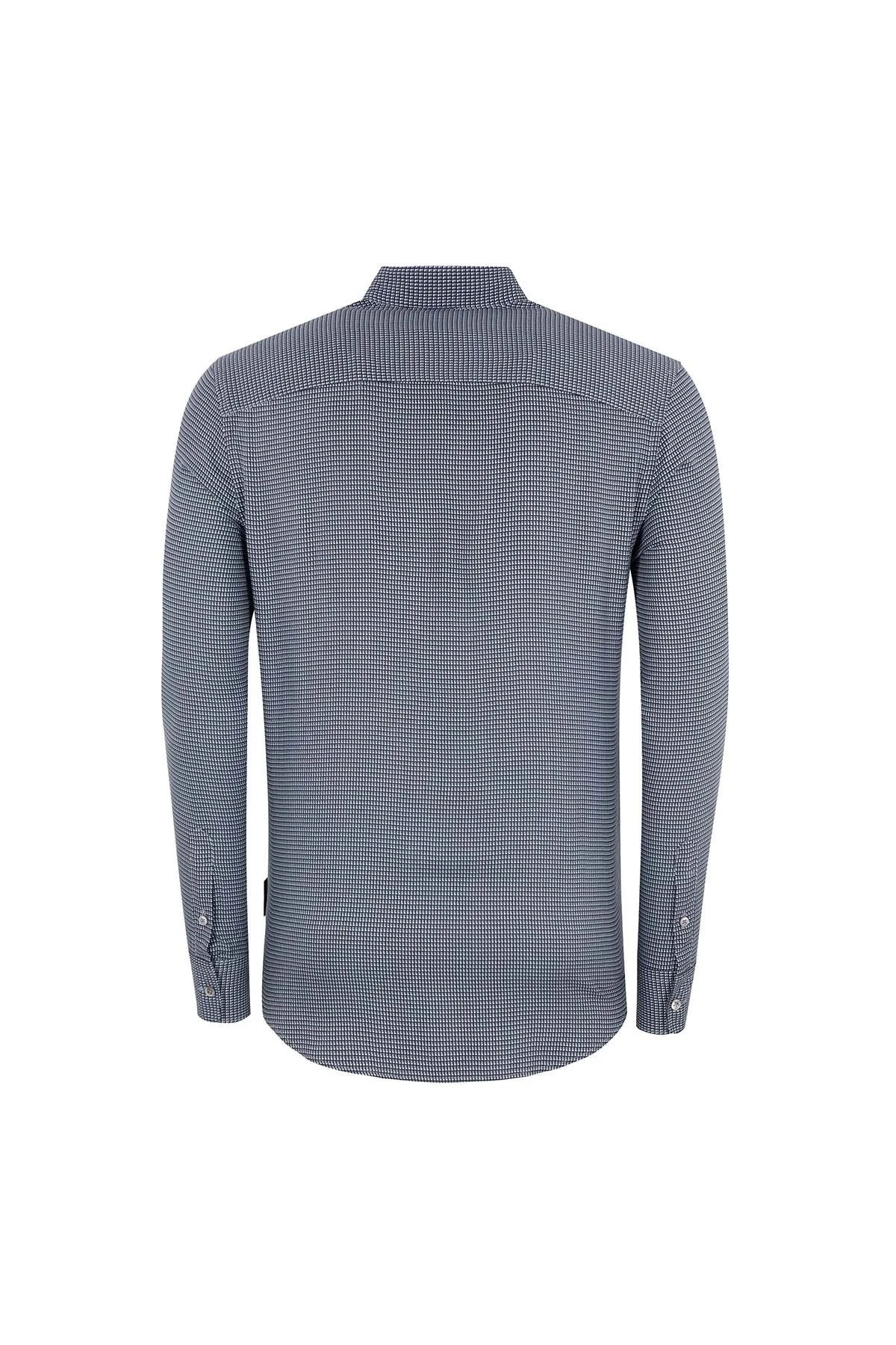 EMPORIO ARMANI Erkek Gömlek 11SMRL 113F0 041 LACİVERT - 6