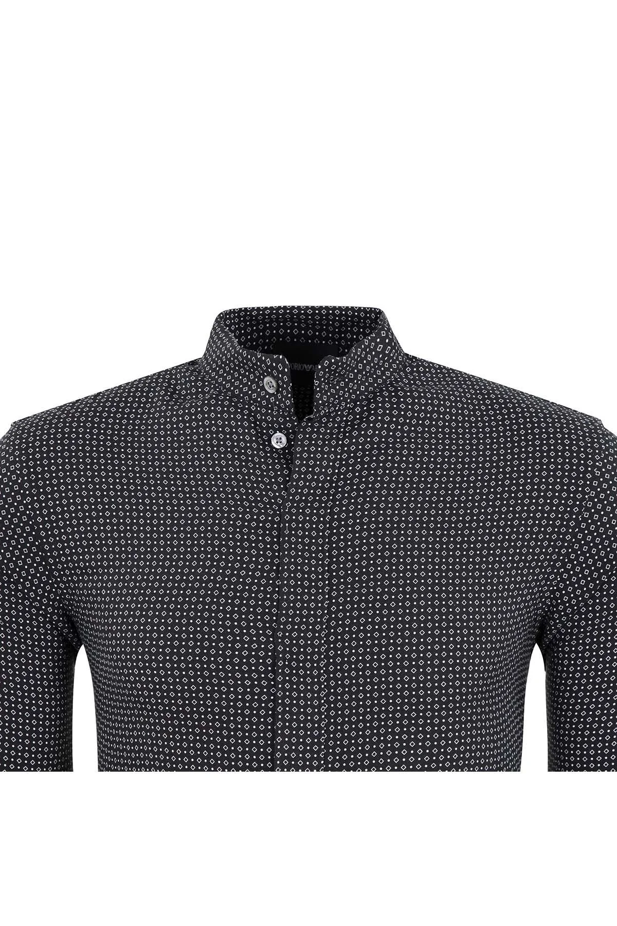 EMPORIO ARMANI Erkek Gömlek 11SMRL 113F0 042 HAKİ - 3