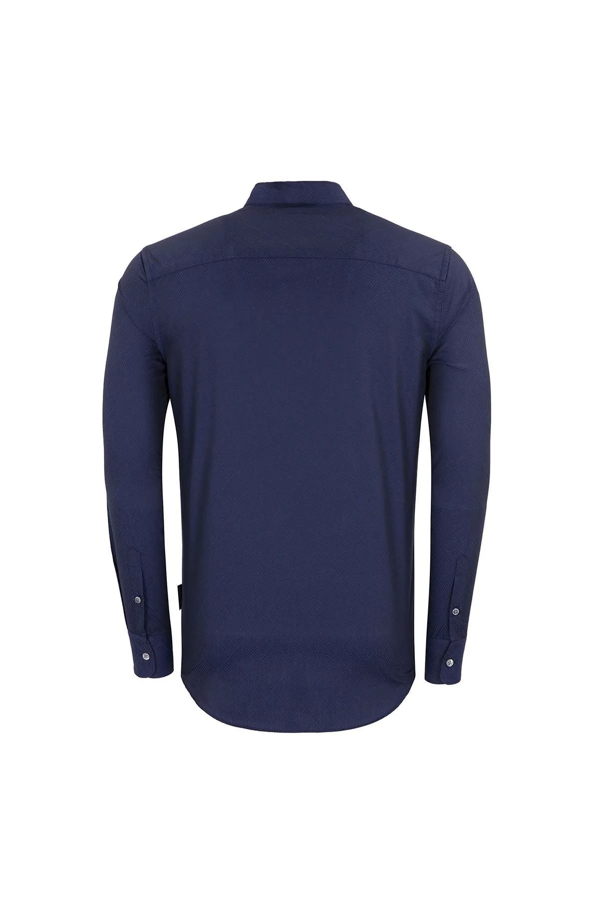 EMPORIO ARMANI Erkek Gömlek 11SMRL 113F5 038 LACİVERT - 2