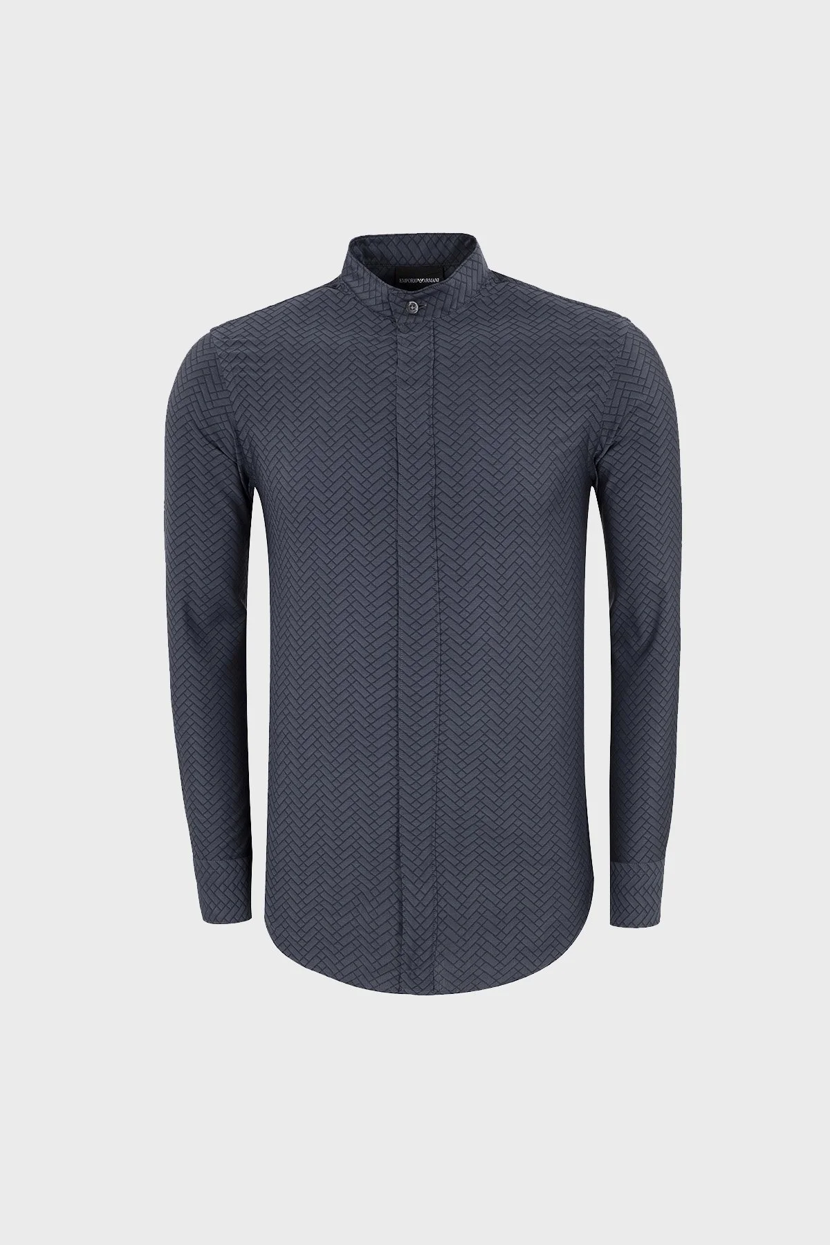 EMPORIO ARMANI Erkek Gömlek 11SMRL 113F5 041 GRİ - 1