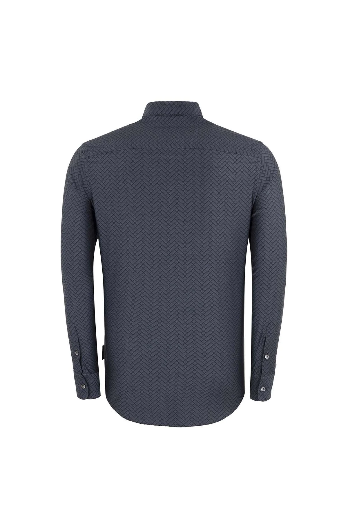 EMPORIO ARMANI Erkek Gömlek 11SMRL 113F5 041 GRİ - 2