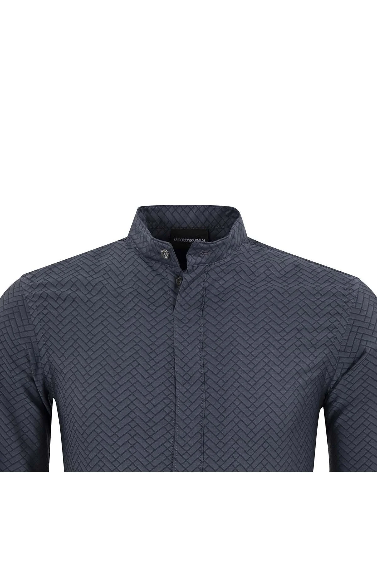 EMPORIO ARMANI Erkek Gömlek 11SMRL 113F5 041 GRİ - 3