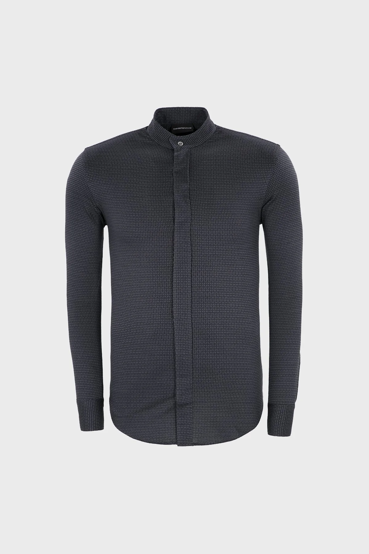 EMPORIO ARMANI Erkek Gömlek 11SMRL 114F0 041 LACİVERT - 1