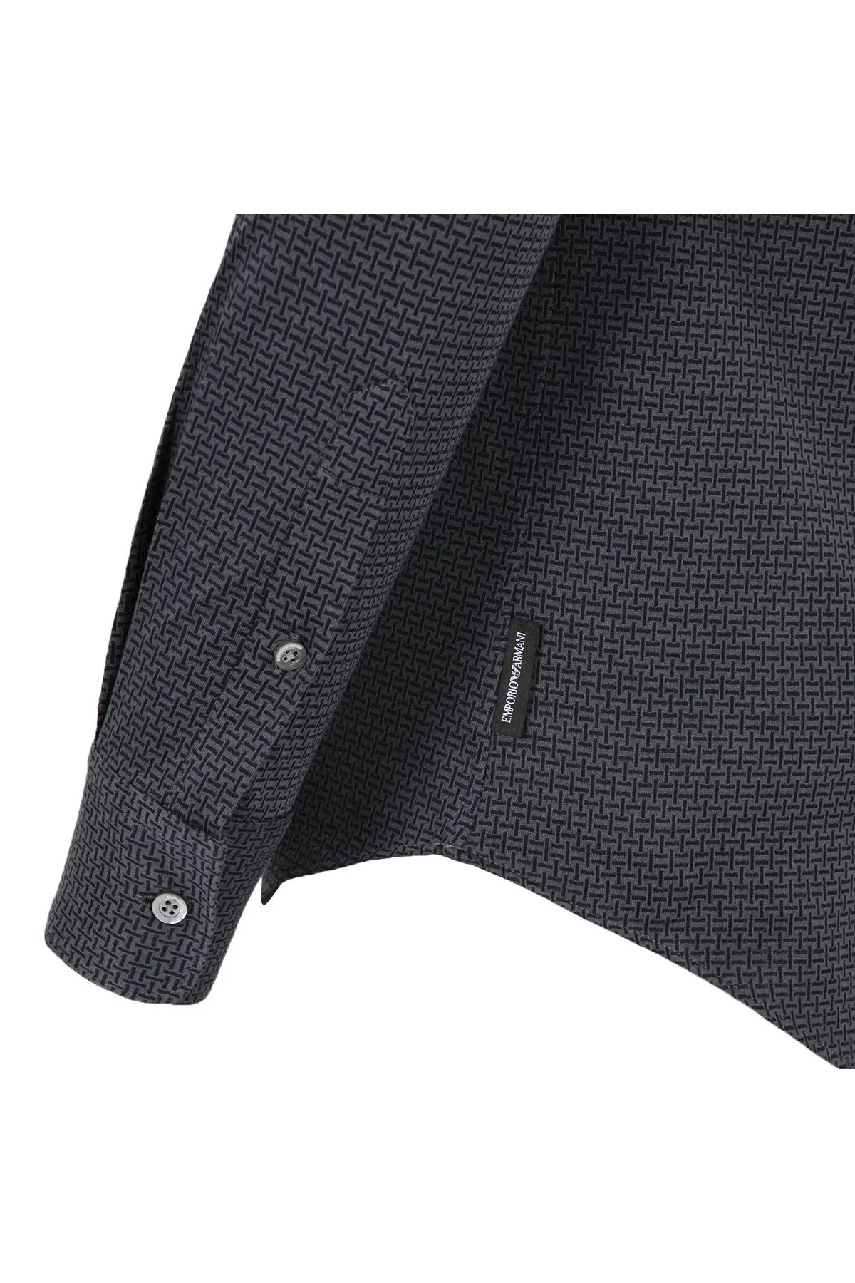 EMPORIO ARMANI Erkek Gömlek 11SMRL 114F0 041 LACİVERT - 4