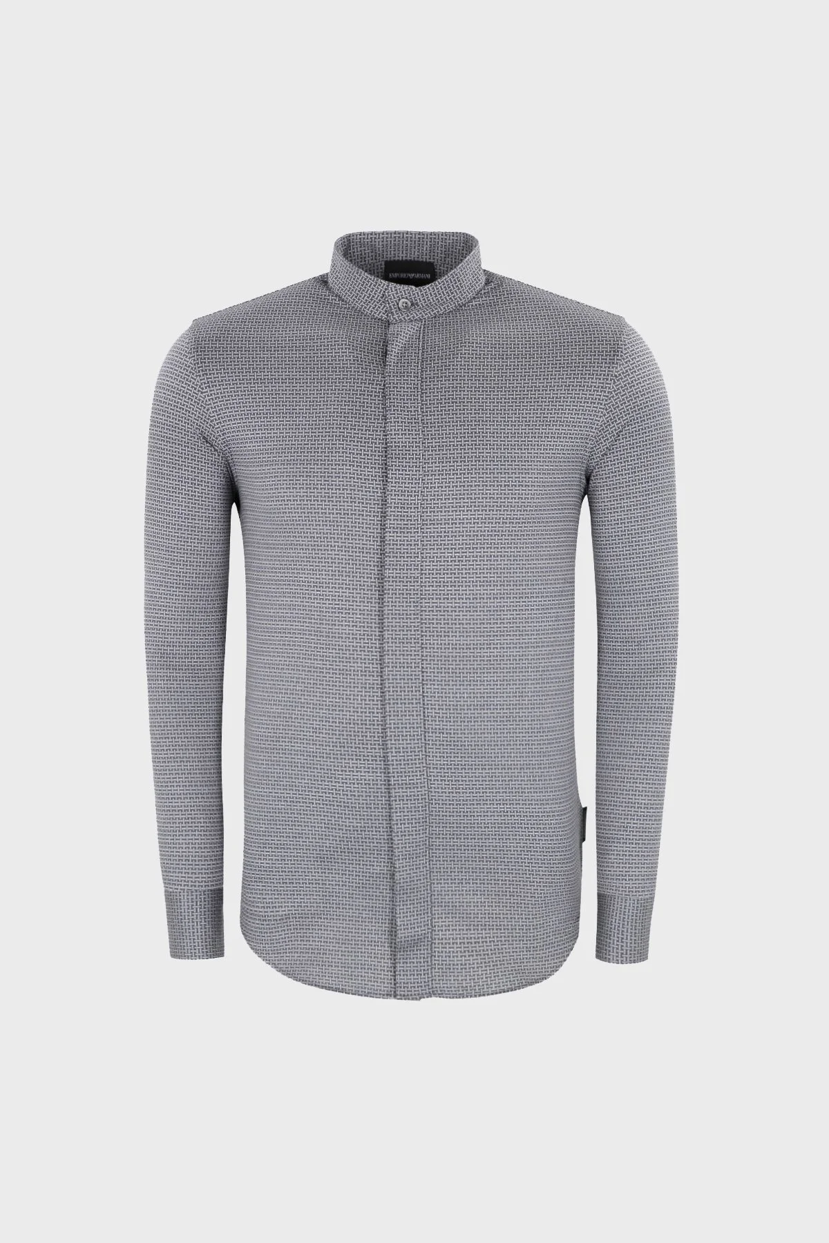 EMPORIO ARMANI Erkek Gömlek 11SMRL 114F0 042 GRİ - 1