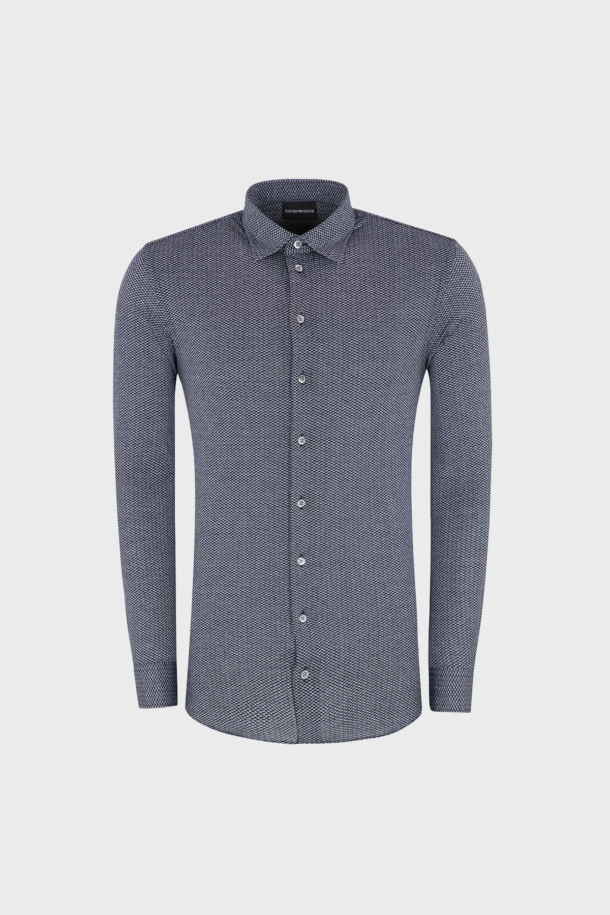 EMPORIO ARMANI Erkek Gömlek 11SS0L 114F4 042 LACİVERT - 1
