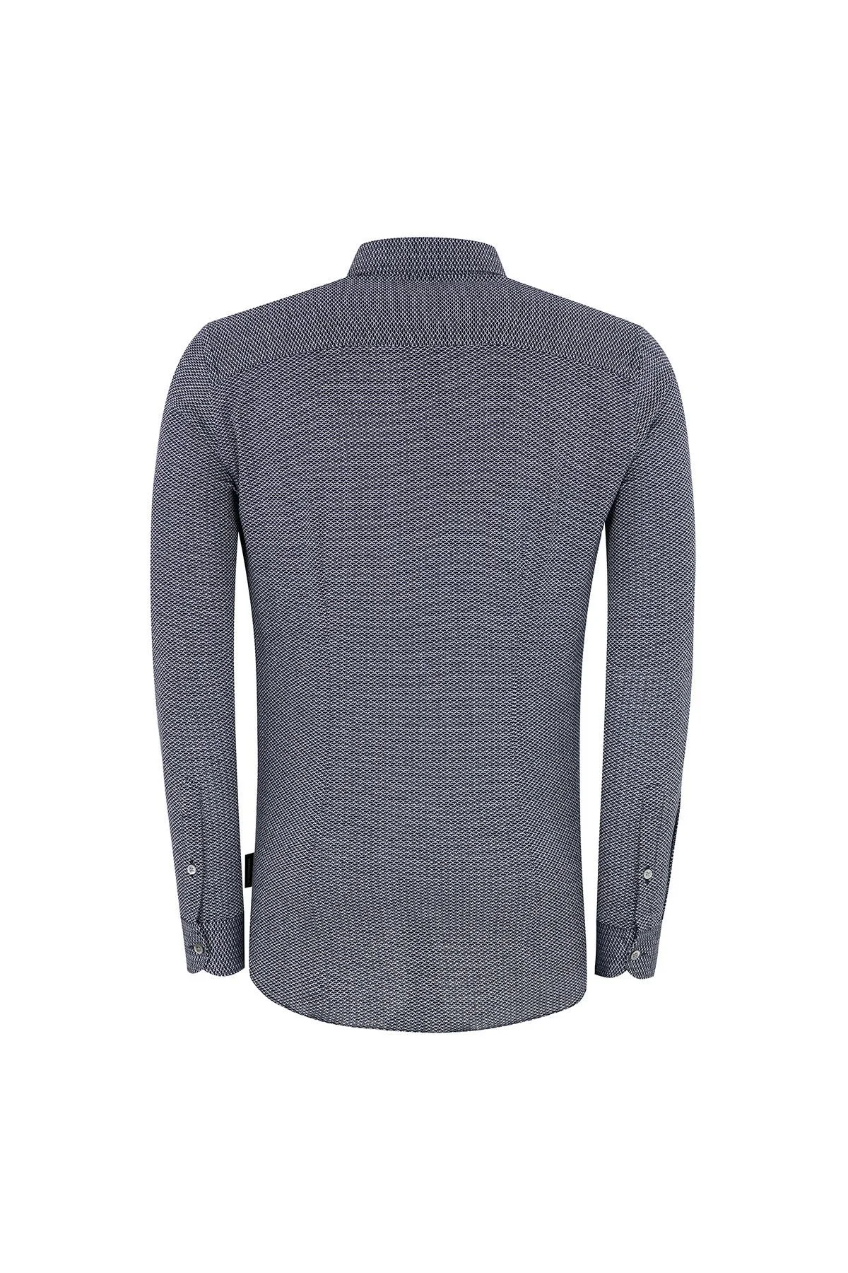 EMPORIO ARMANI Erkek Gömlek 11SS0L 114F4 042 LACİVERT - 2