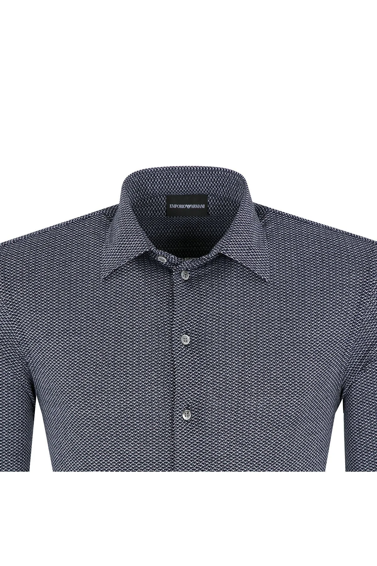 EMPORIO ARMANI Erkek Gömlek 11SS0L 114F4 042 LACİVERT - 3