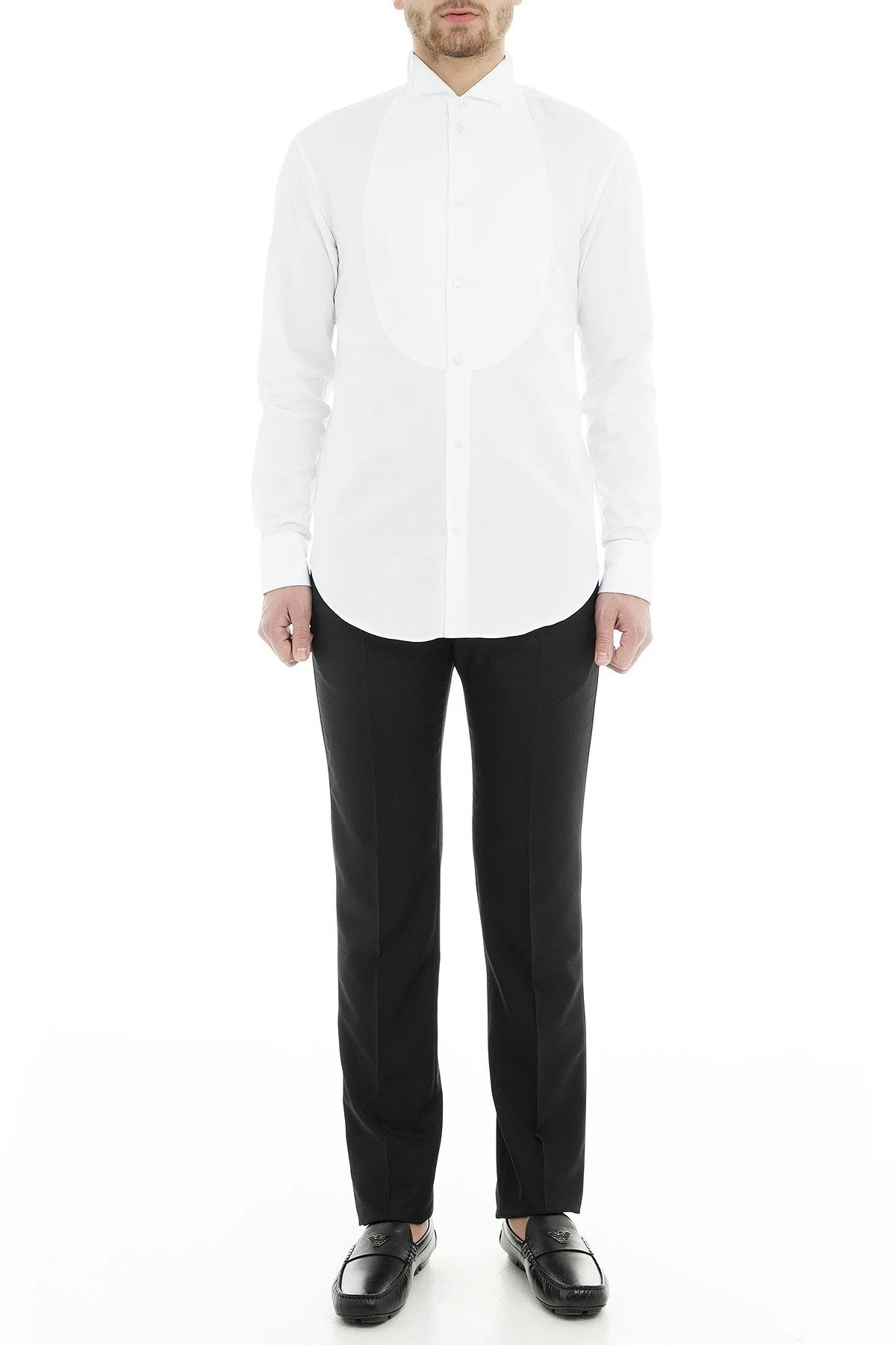 Emporio Armani Erkek Gömlek 21C70G 21C29 101 BEYAZ - 5