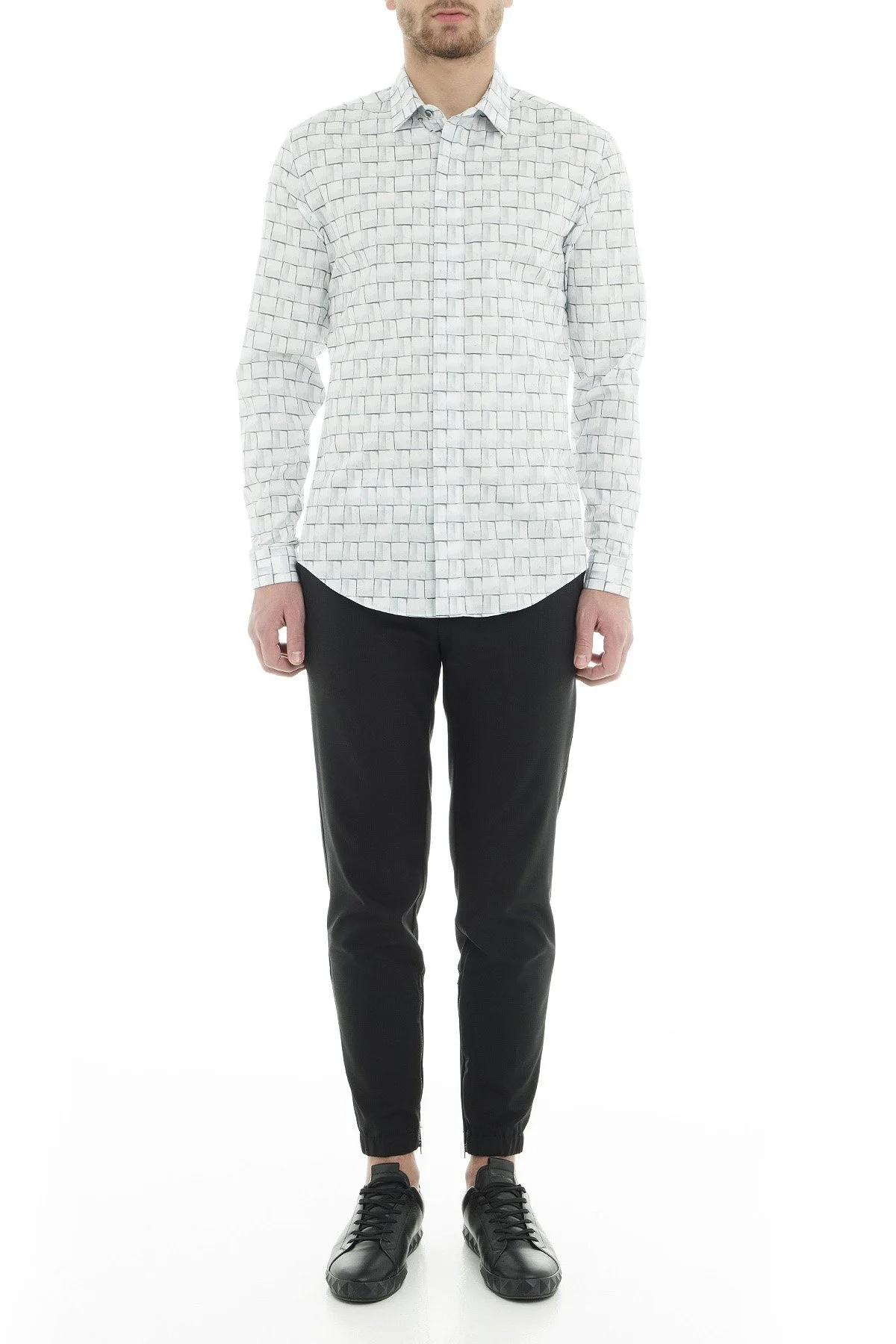 Emporio Armani Erkek Gömlek 21CC1T 216F2 036 BEYAZ - 5