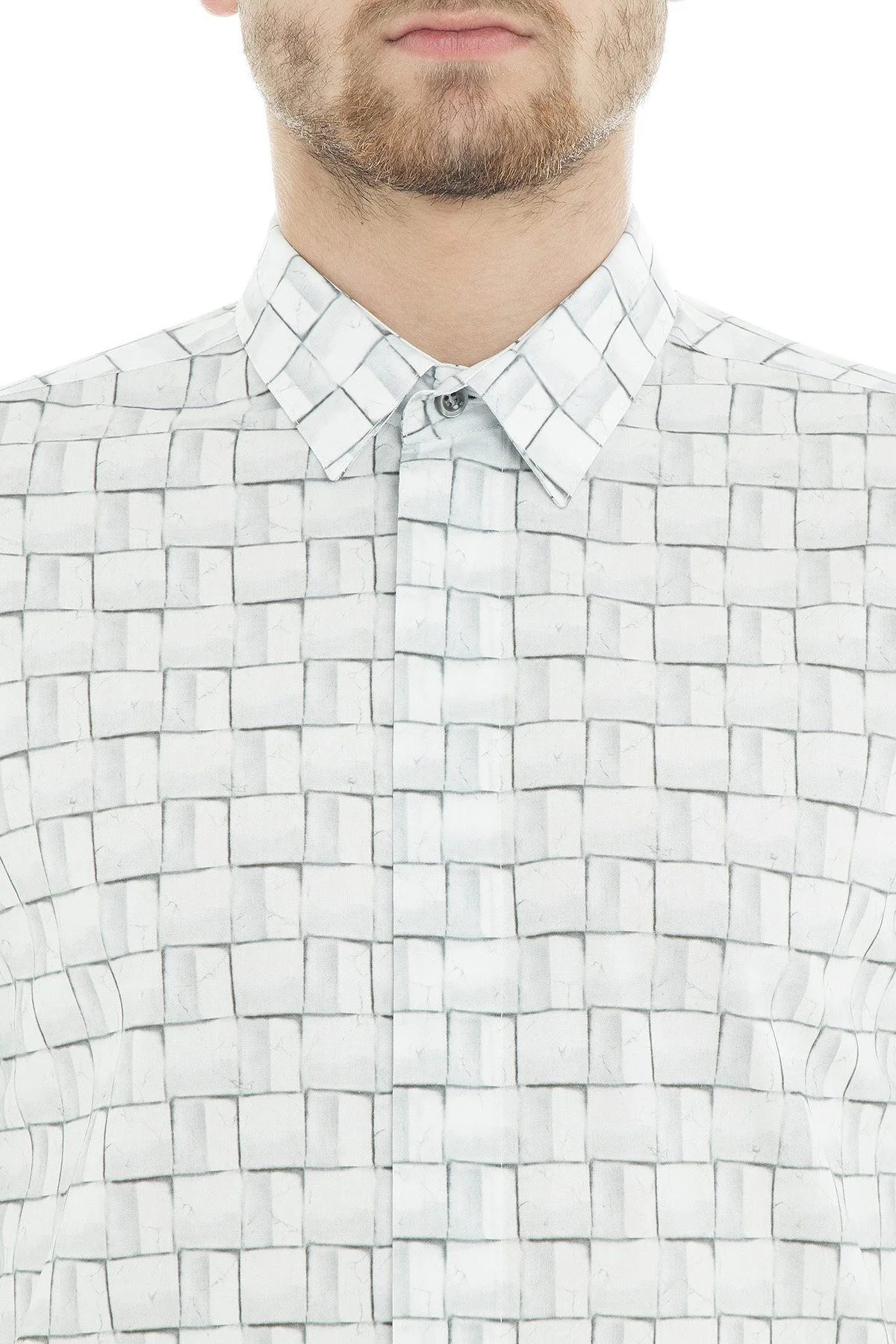 Emporio Armani Erkek Gömlek 21CC1T 216F2 036 BEYAZ - 6