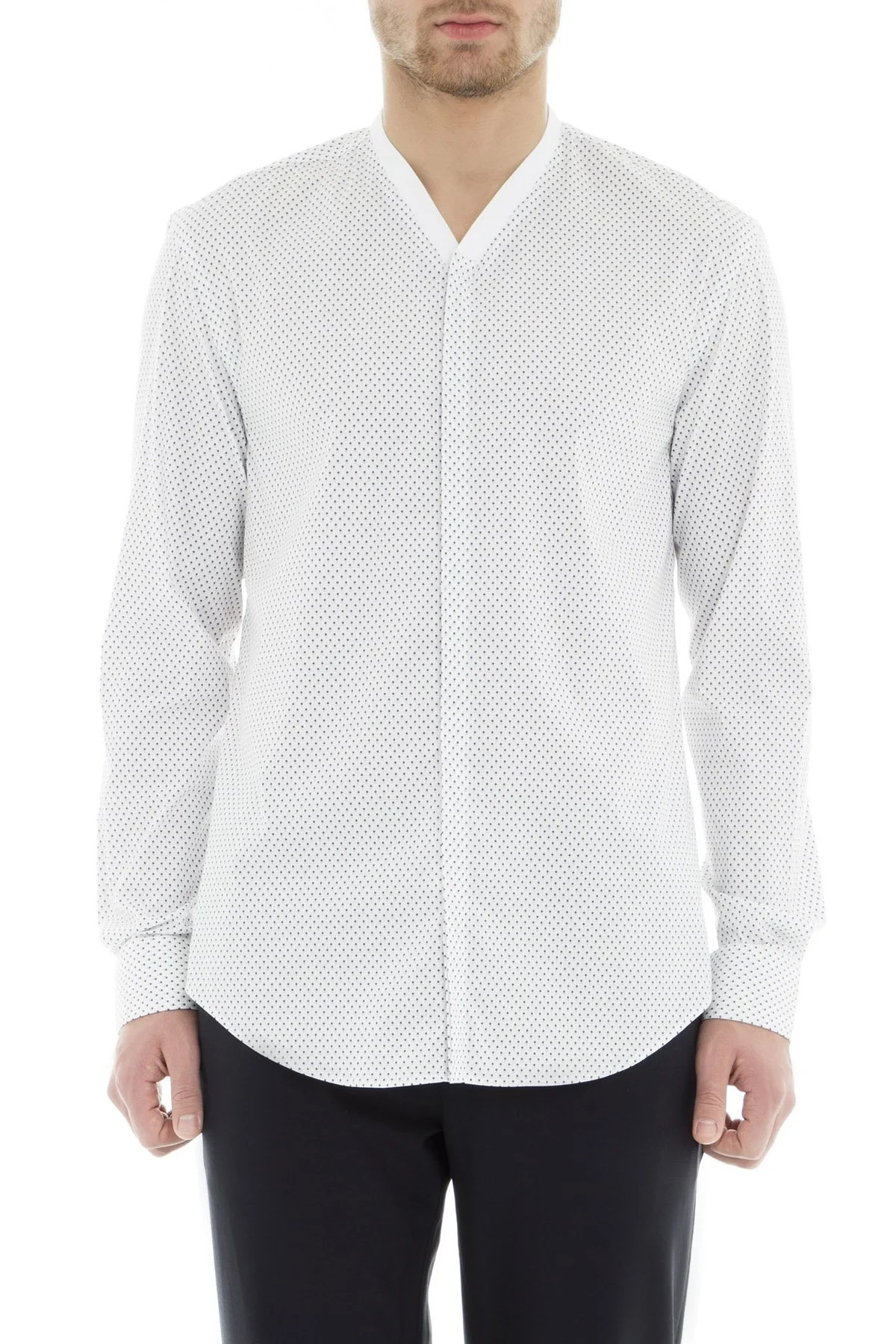 Emporio Armani Erkek Gömlek 21SMAL 213F5 041 BEYAZ - 1