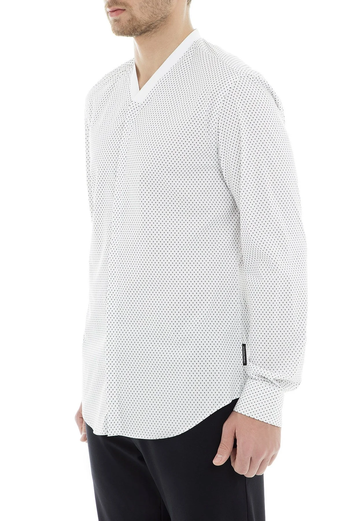 Emporio Armani Erkek Gömlek 21SMAL 213F5 041 BEYAZ - 3