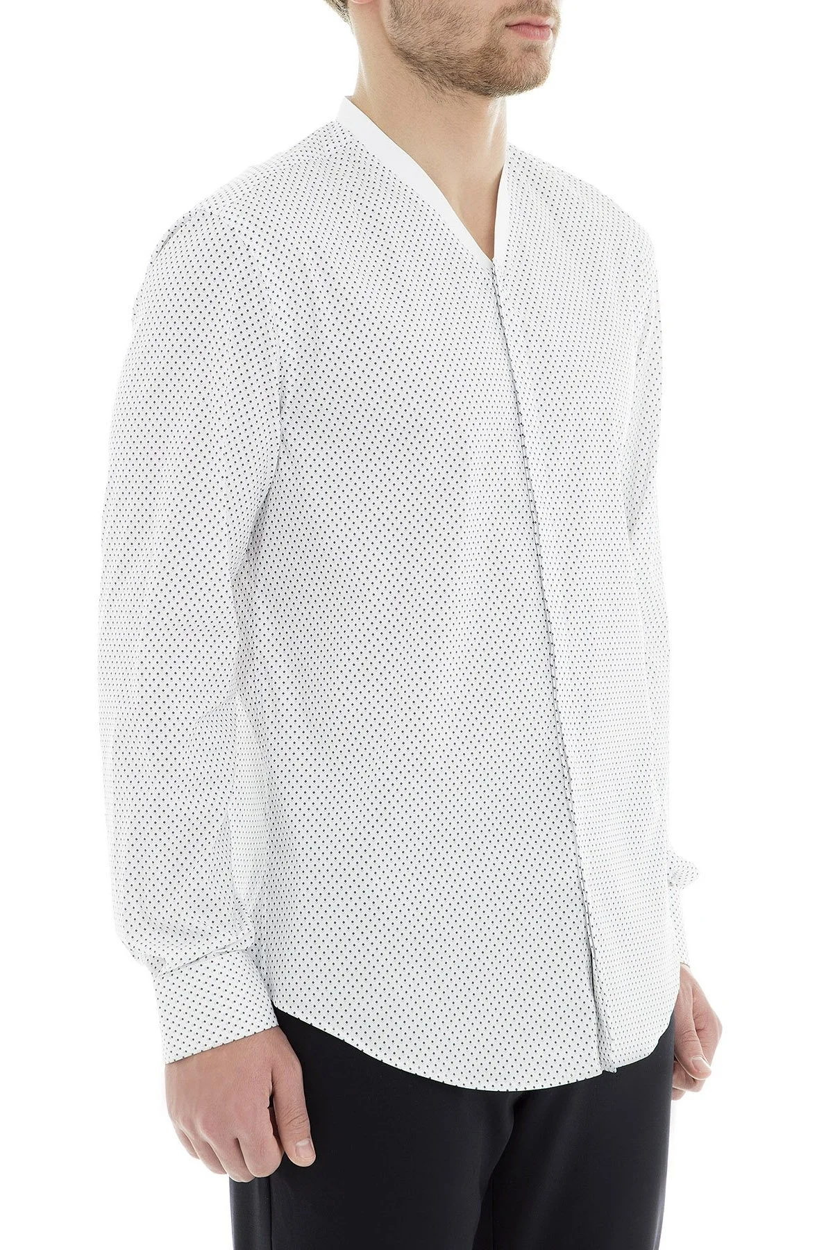 Emporio Armani Erkek Gömlek 21SMAL 213F5 041 BEYAZ - 4