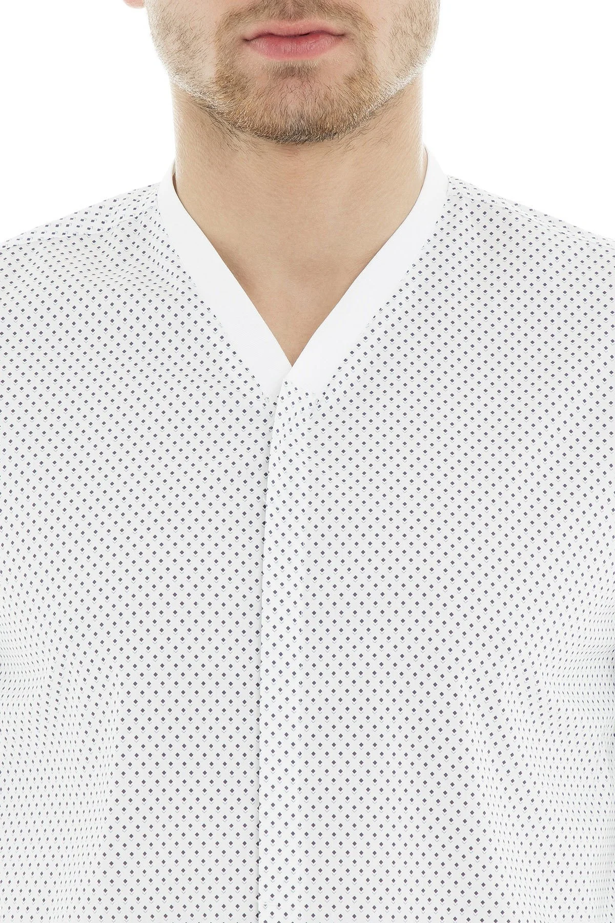 Emporio Armani Erkek Gömlek 21SMAL 213F5 041 BEYAZ - 6