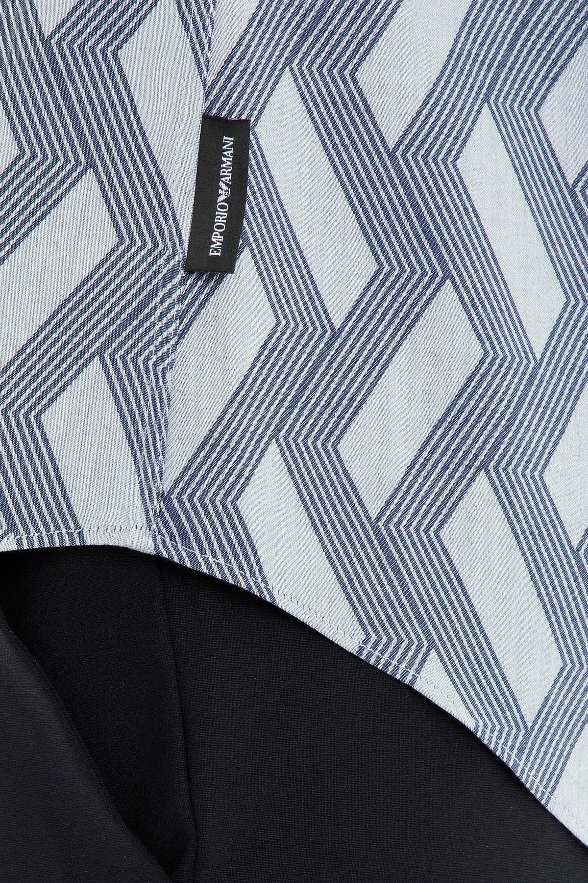 Emporio Armani Erkek Gömlek 21SMGL 213F4 041 GRİ - 14