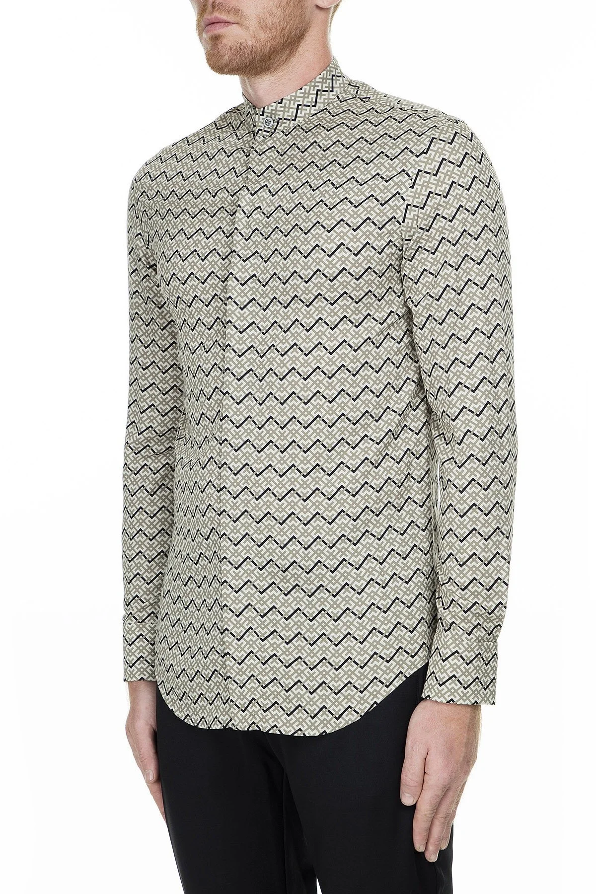 Emporio Armani Erkek Gömlek 41SMRL 411F7 011 YEŞİL - 3