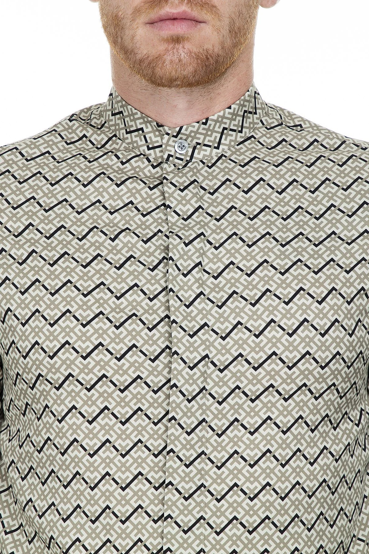 Emporio Armani Erkek Gömlek 41SMRL 411F7 011 YEŞİL - 6