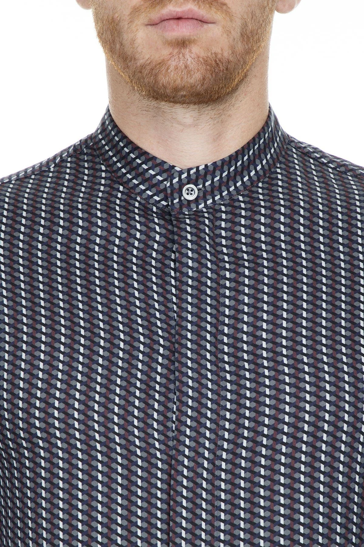 Emporio Armani Erkek Gömlek 41SMRL 411F7 018 LACİVERT - 13