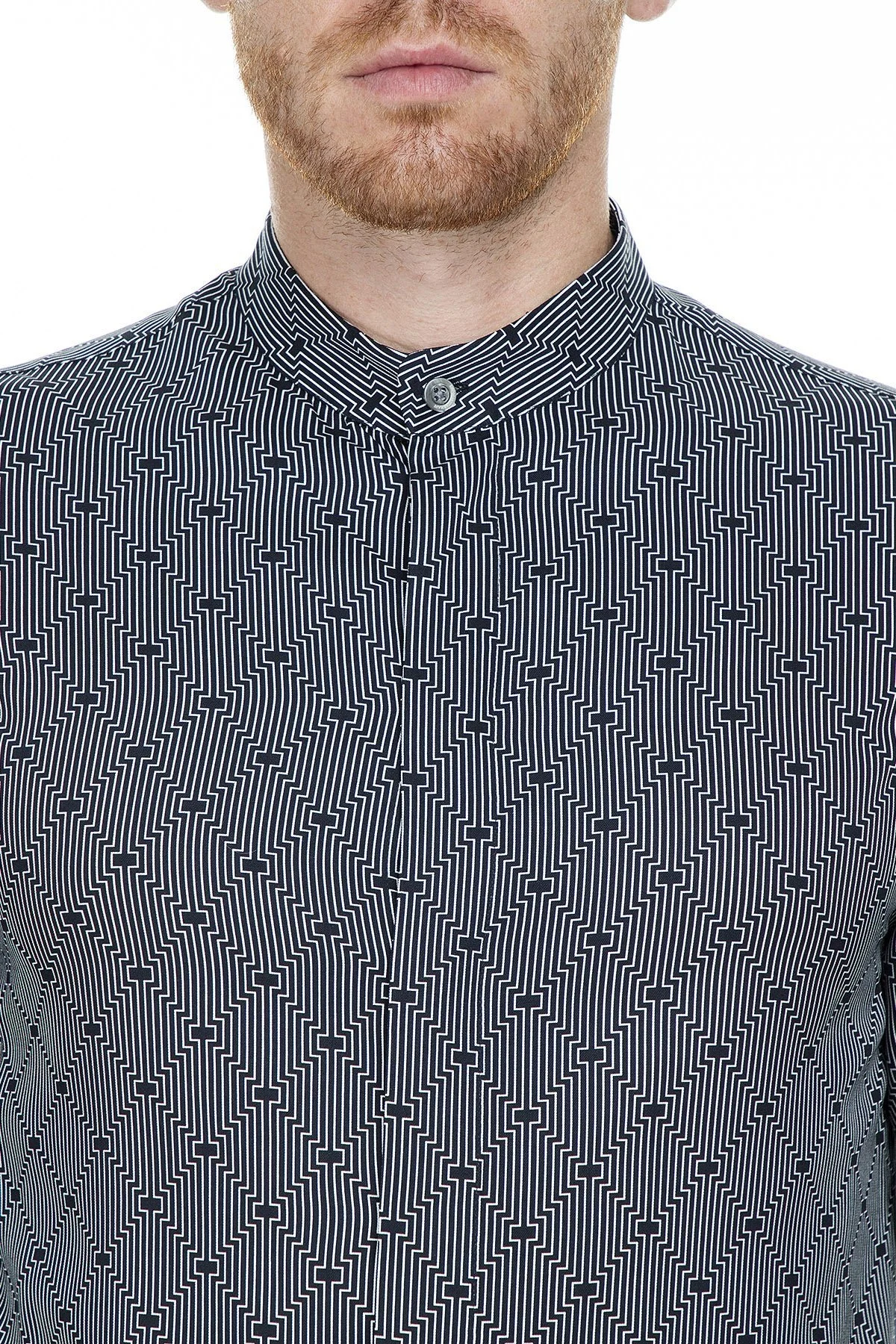 Emporio Armani Erkek Gömlek 41SMRL 411F7 031 LACİVERT - 13