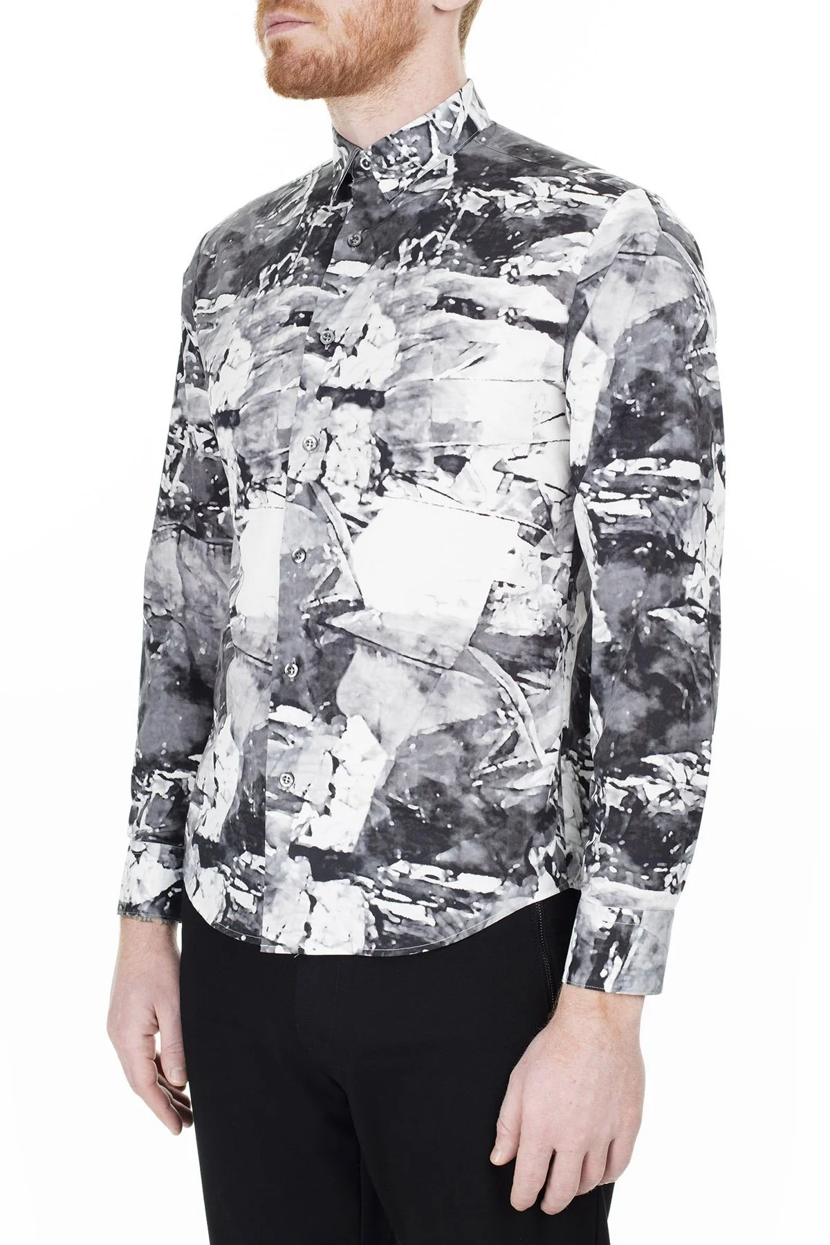 Emporio Armani Erkek Gömlek 51CC3T 5135C 042 SİYAH - 9