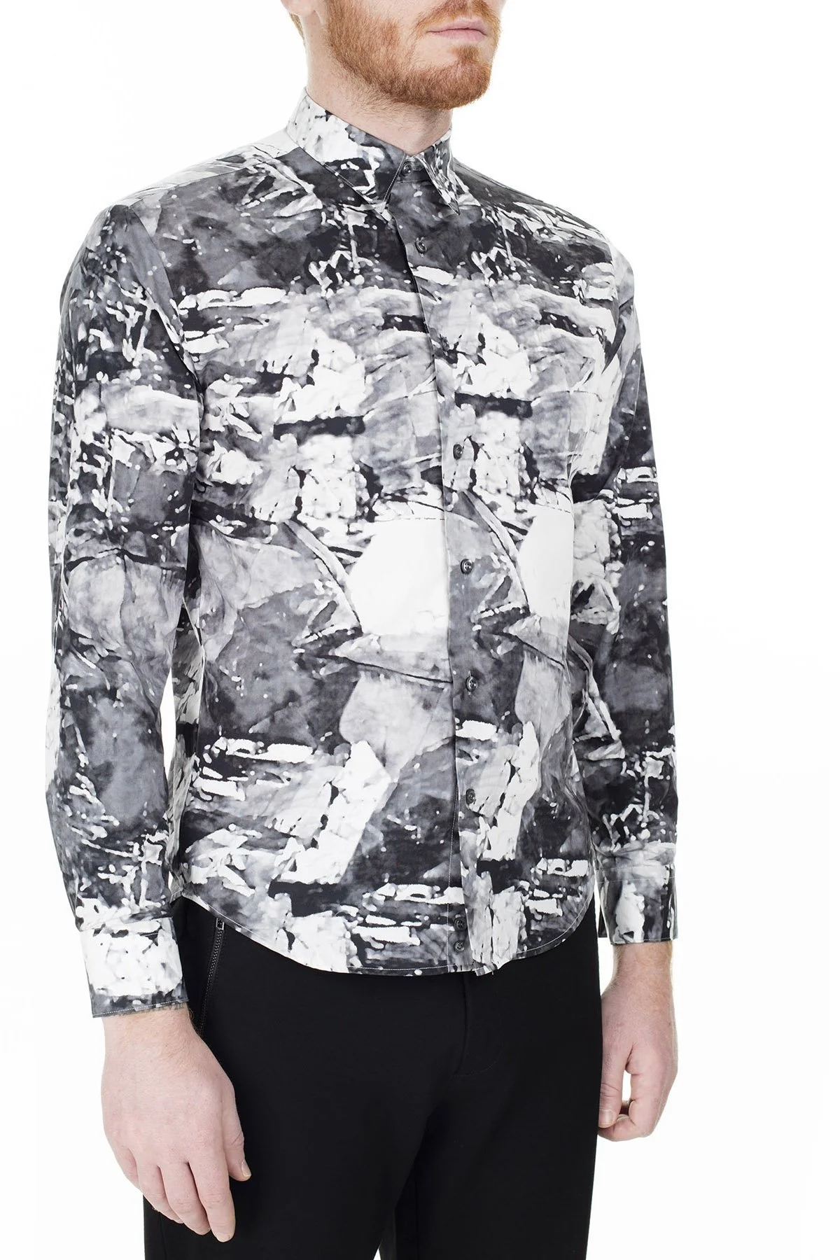 Emporio Armani Erkek Gömlek 51CC3T 5135C 042 SİYAH - 10