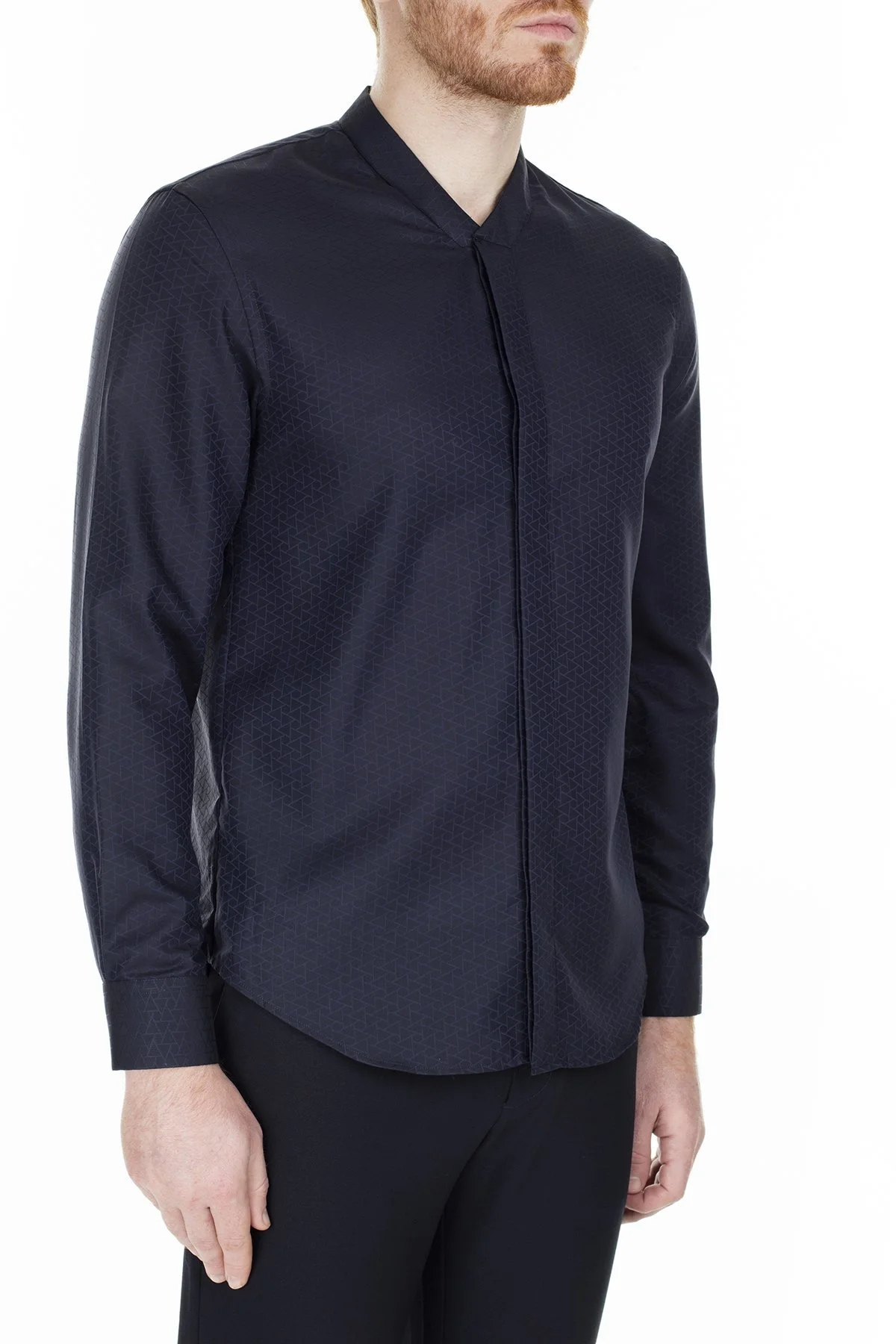 Emporio Armani Erkek Gömlek 51SMBL 510F8 041 SİYAH - 4