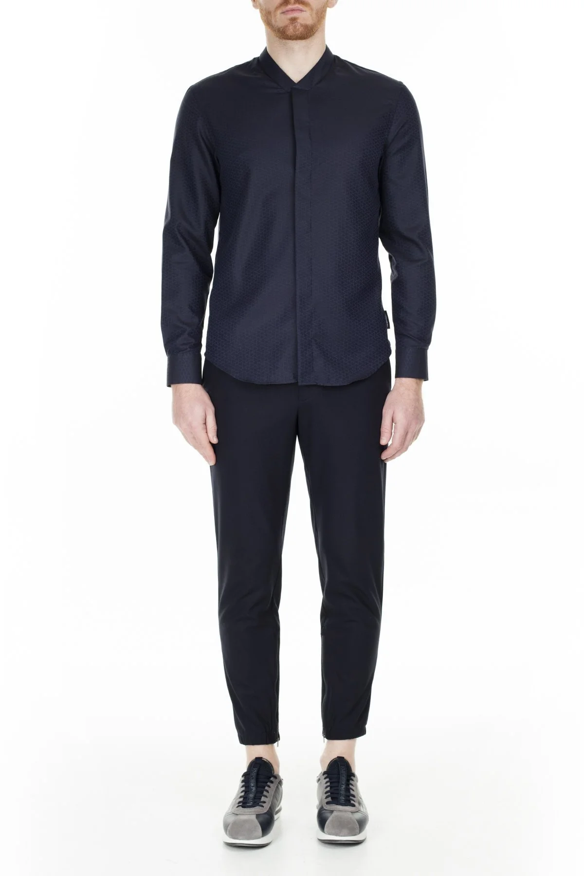 Emporio Armani Erkek Gömlek 51SMBL 510F8 041 SİYAH - 5