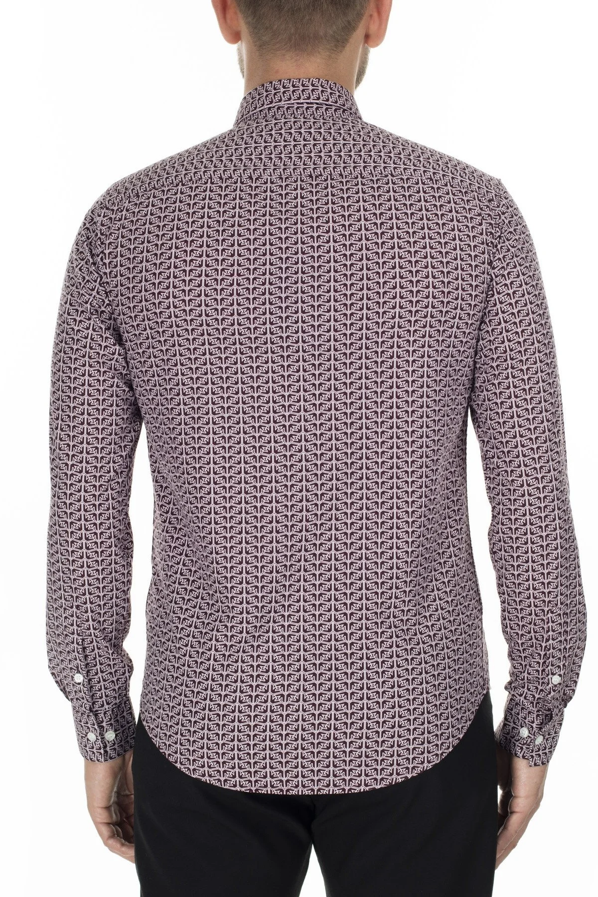 Emporio Armani Erkek Gömlek 6G1C65 1N6VZ F302 BORDO - 2