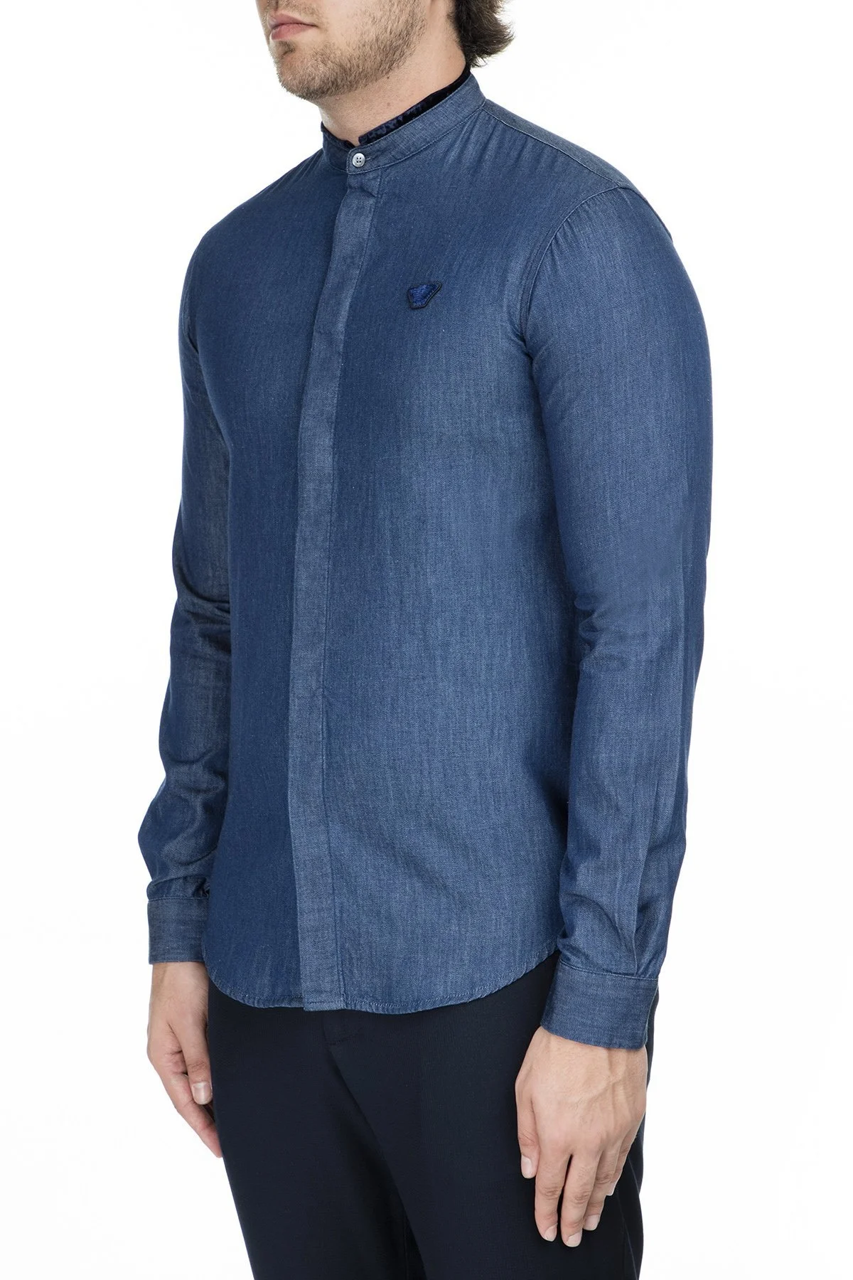 Emporio Armani Erkek Gömlek 6G1C83 1DNRZ 0942 LACİVERT - 3